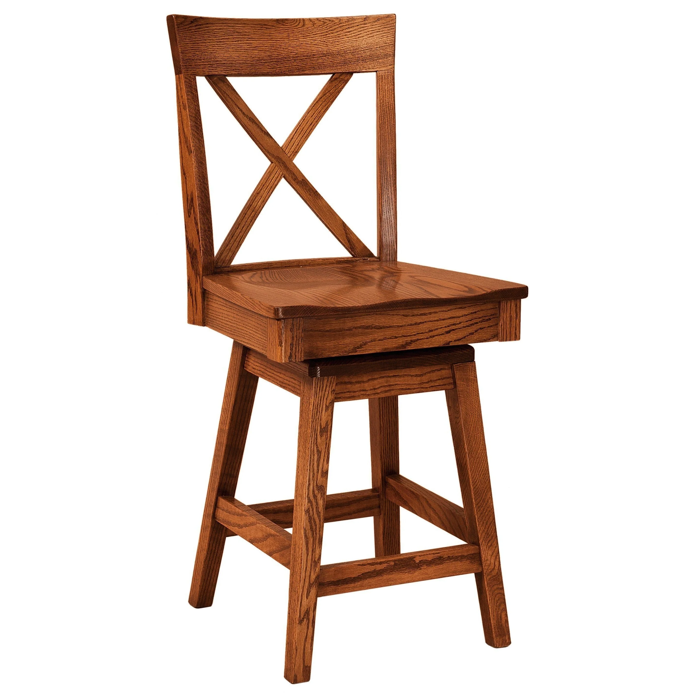 Amish Frontier Swivel Bar Chair