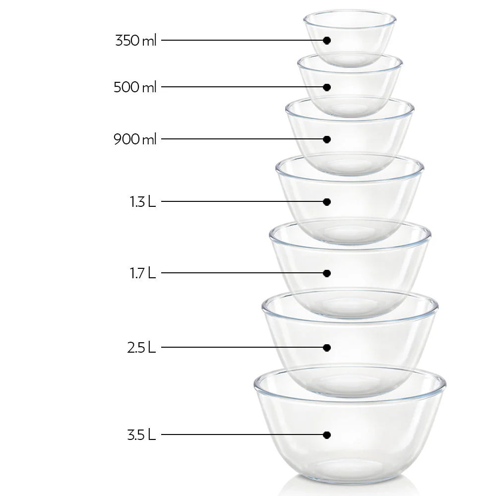 Borosil Mixing & Serving Bowl Set of 2