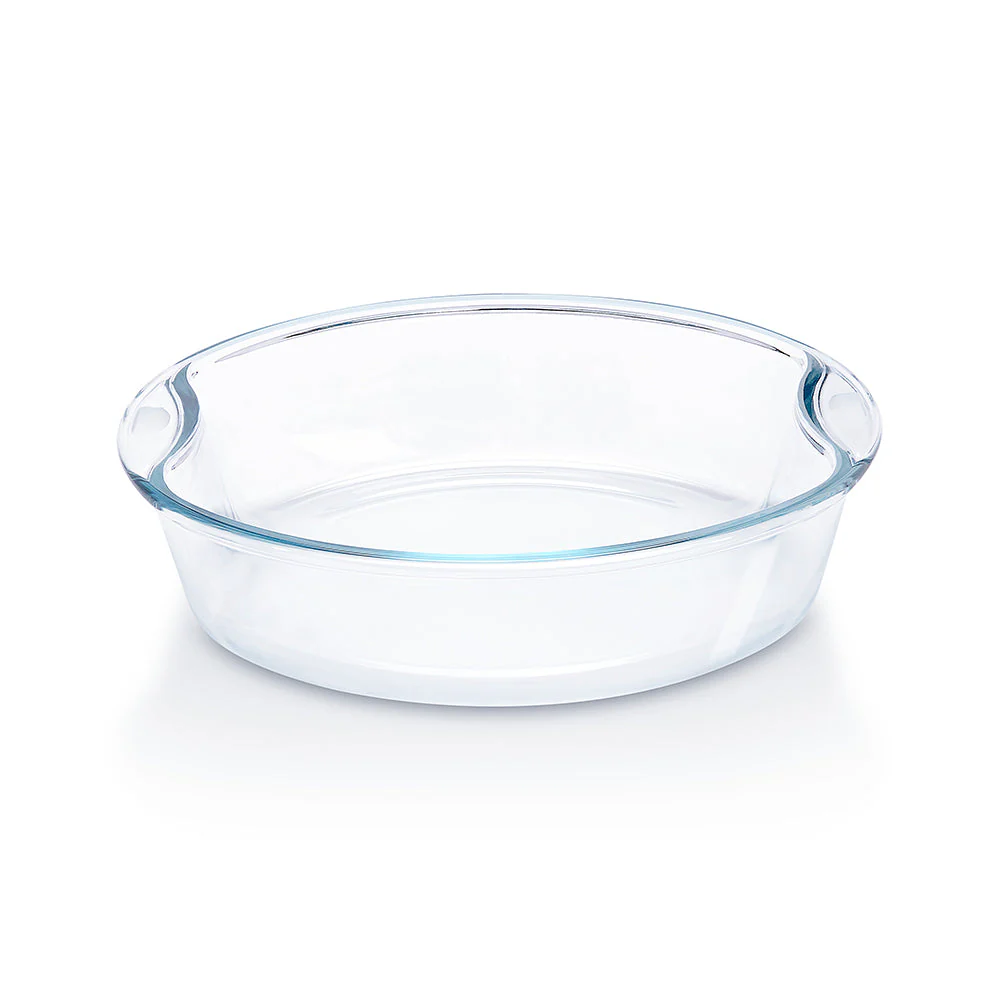 Borosil EasyGrip Round Cake Dish, 2.5L