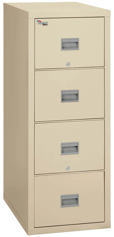 FireKing 4P1825-C 4 Drawer Patriot Vertical File Cabinet (Legal/Letter)