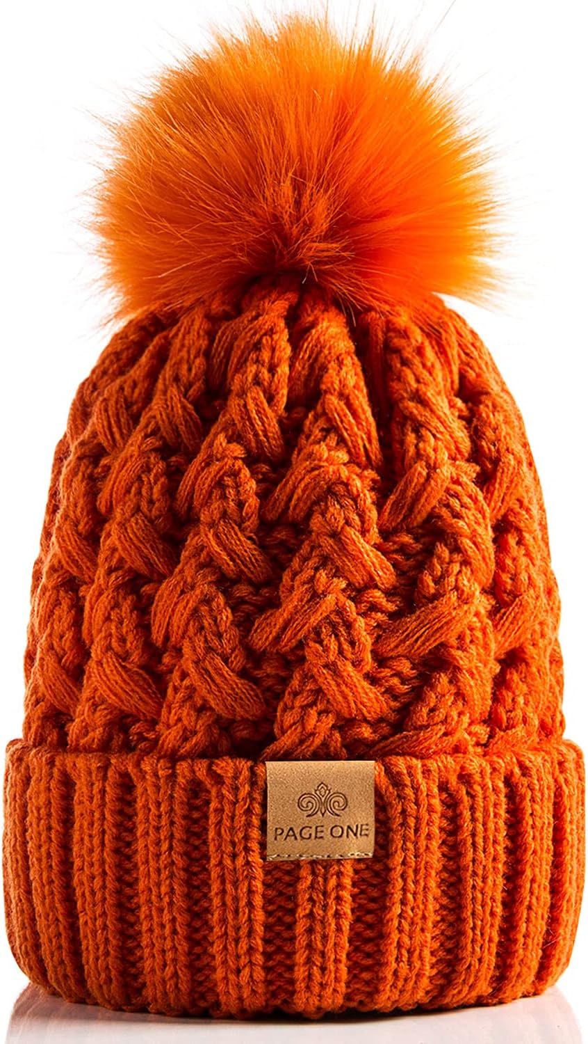 Winter Beanie Crossed Cap Soft Warm Hat, 2 Caps Onesize