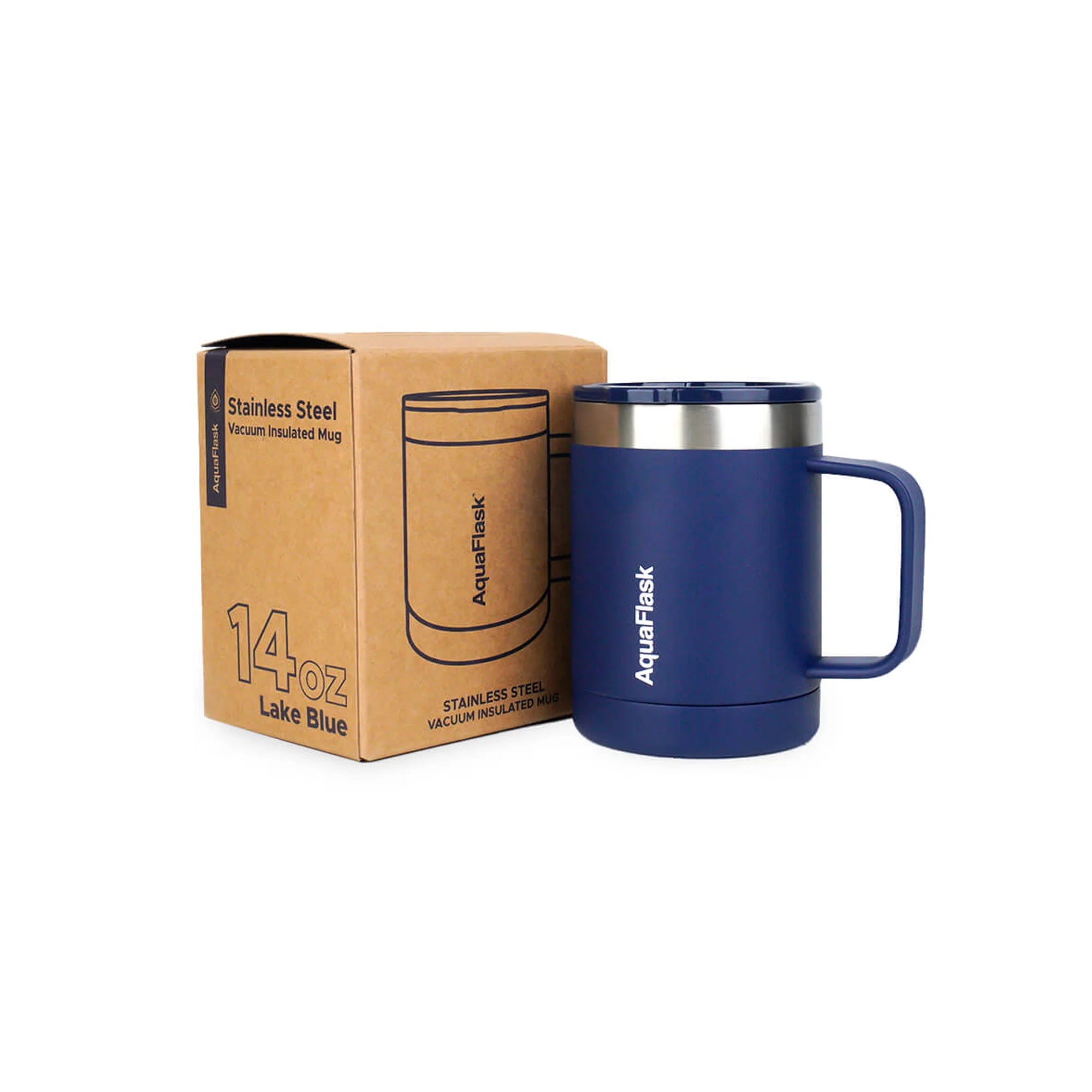 Aquaflask 415ml Travel Mug Lake Blue