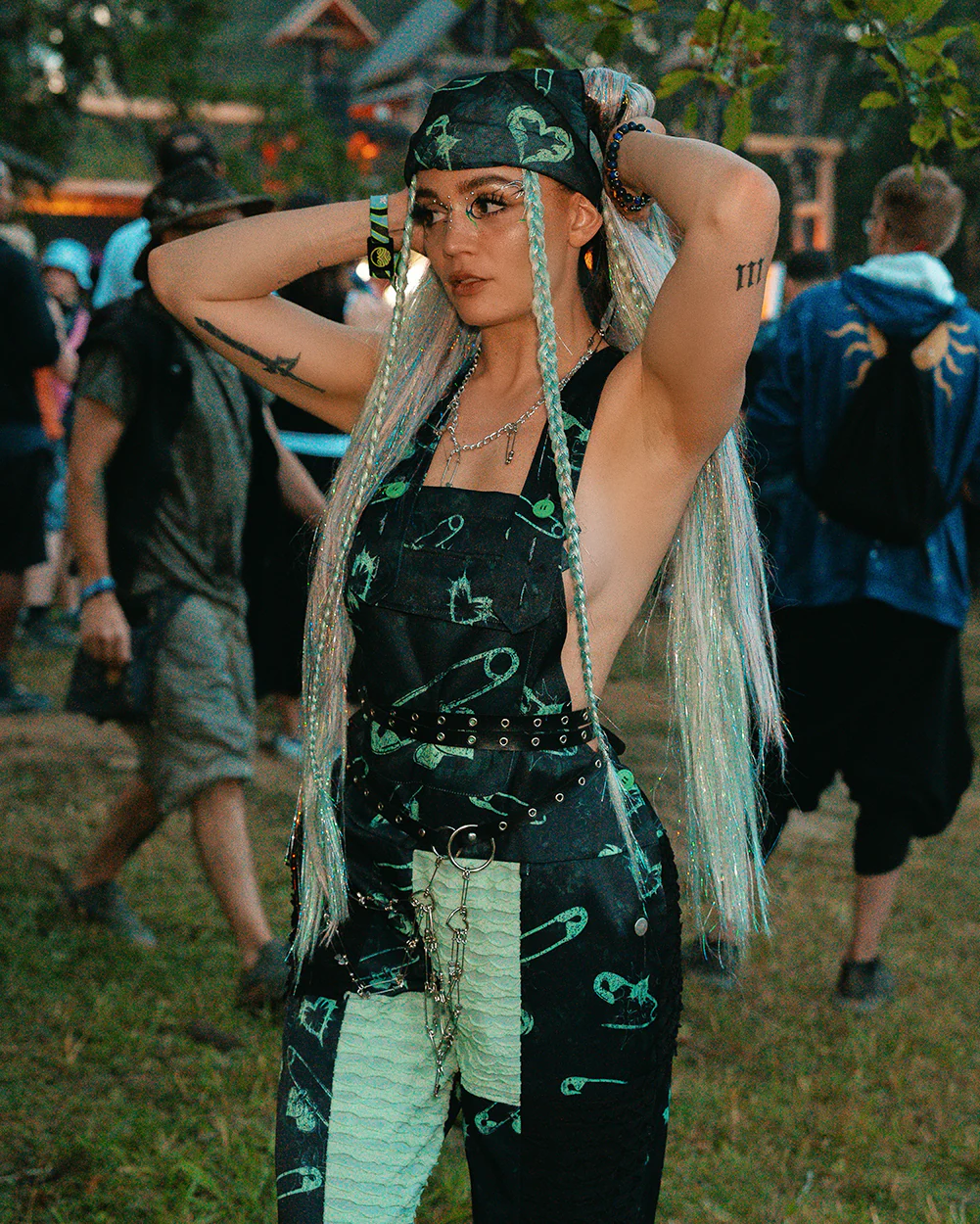 Sunflowerraver x iHR Get Bent Overalls