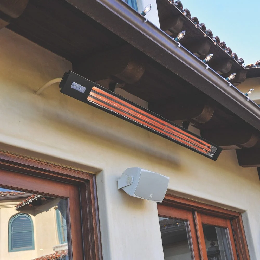 Infratech 29.5-In SL Series 1600W Black Patio Heater 240V