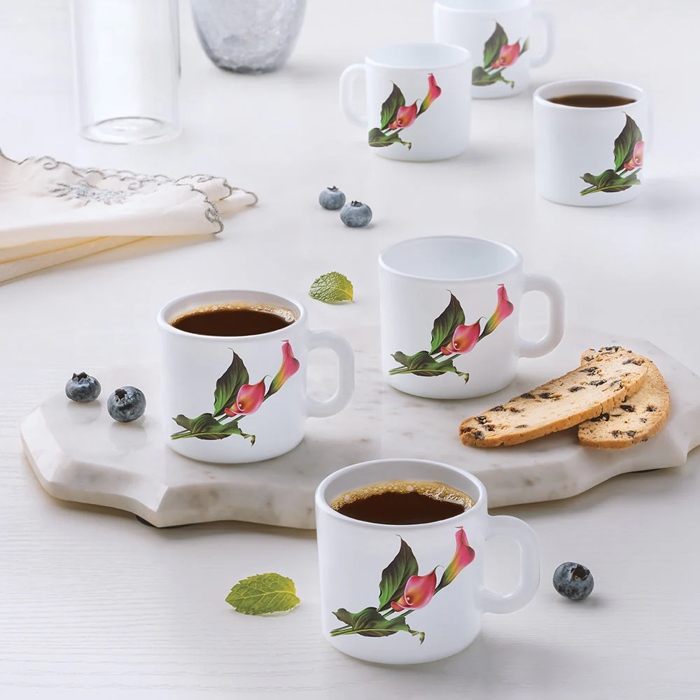 Larah by Borosil Stargazer Mug Set, 240ml x 2