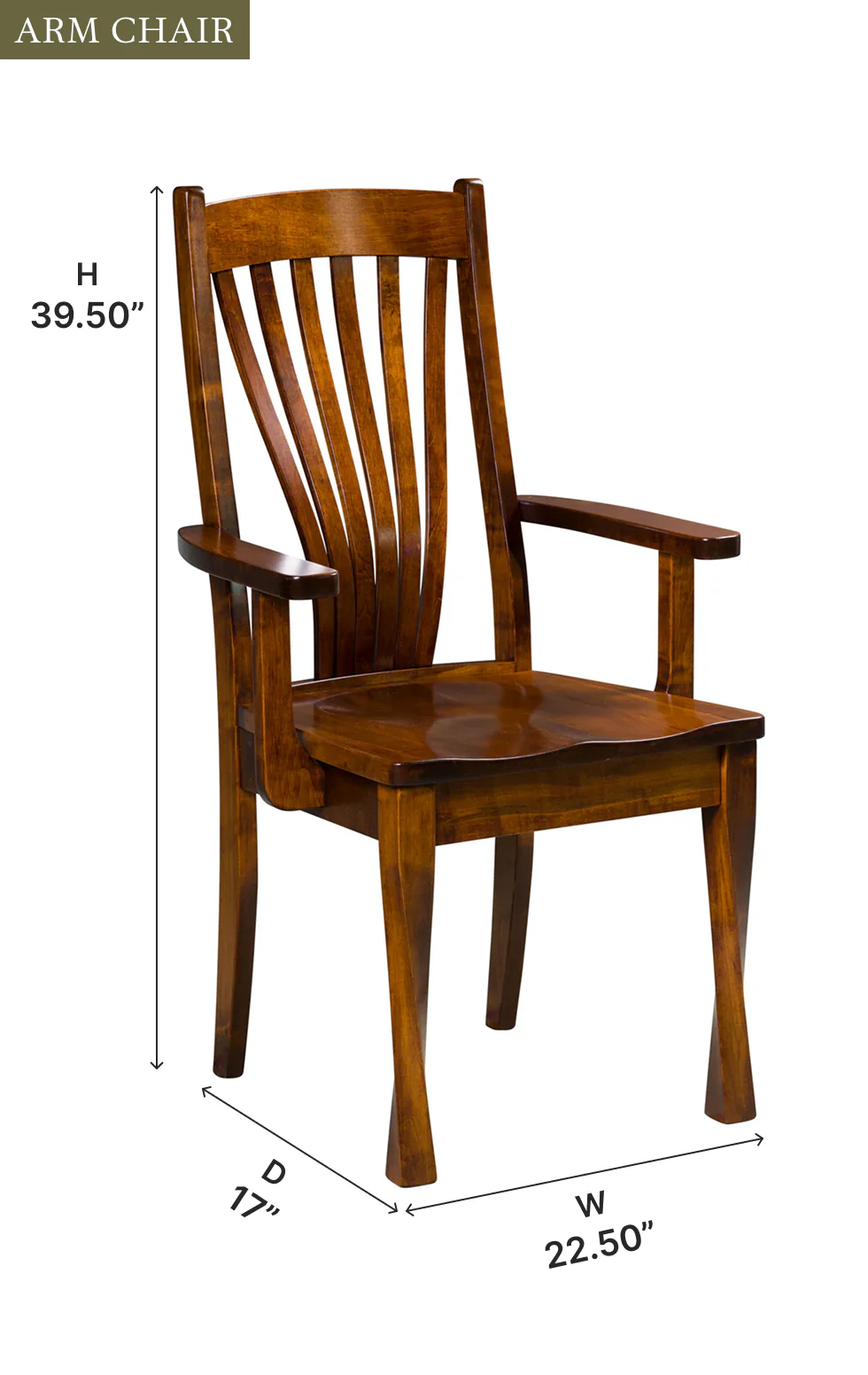 Amish Lexington Dining Chair