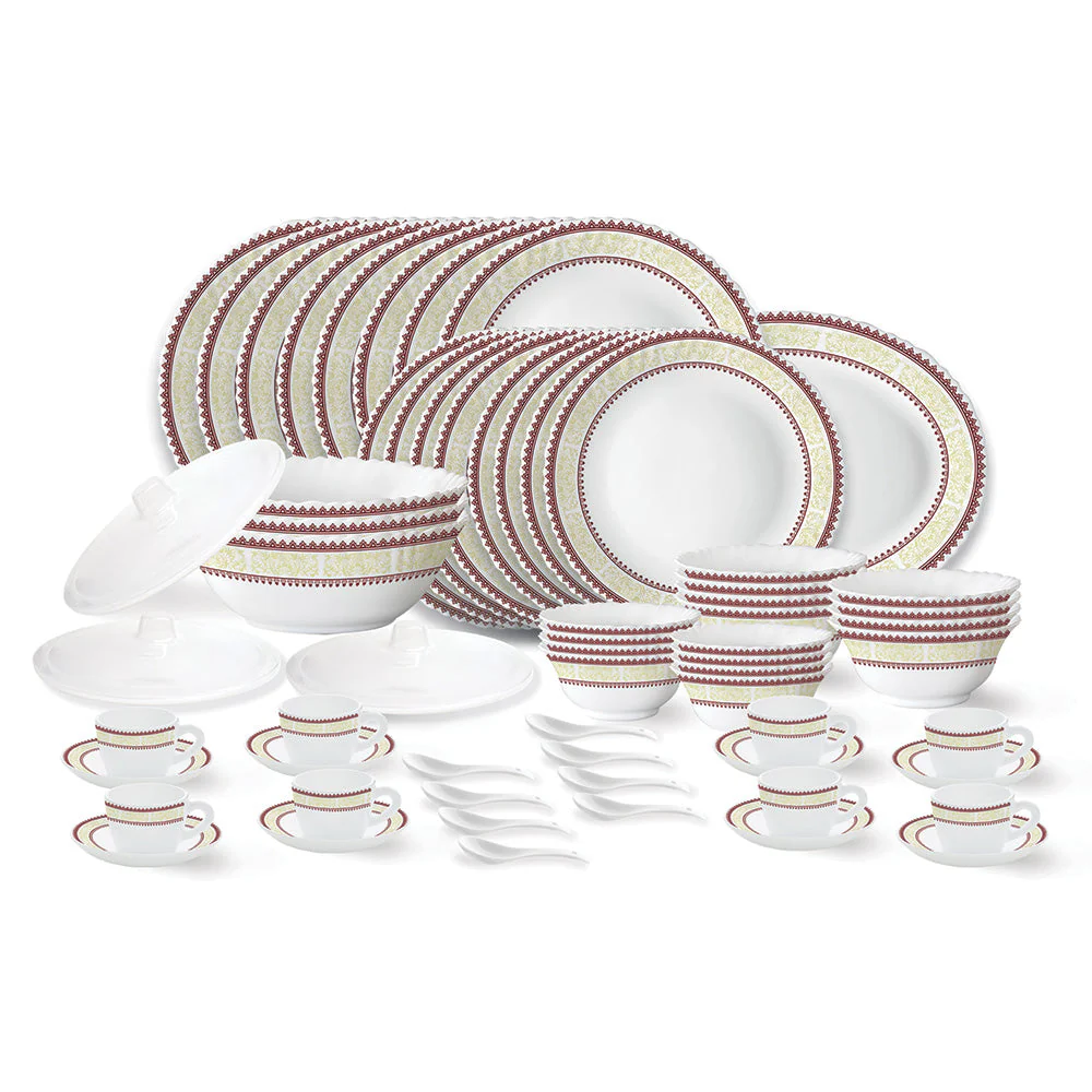 Larah by Borosil Elega Dinner Set, 10 pc