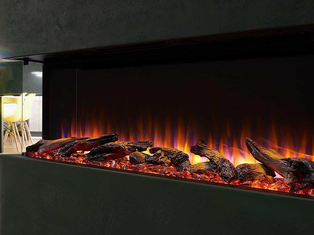 SimpliFire 55-In Scion Trinity Linear Electric Fireplace