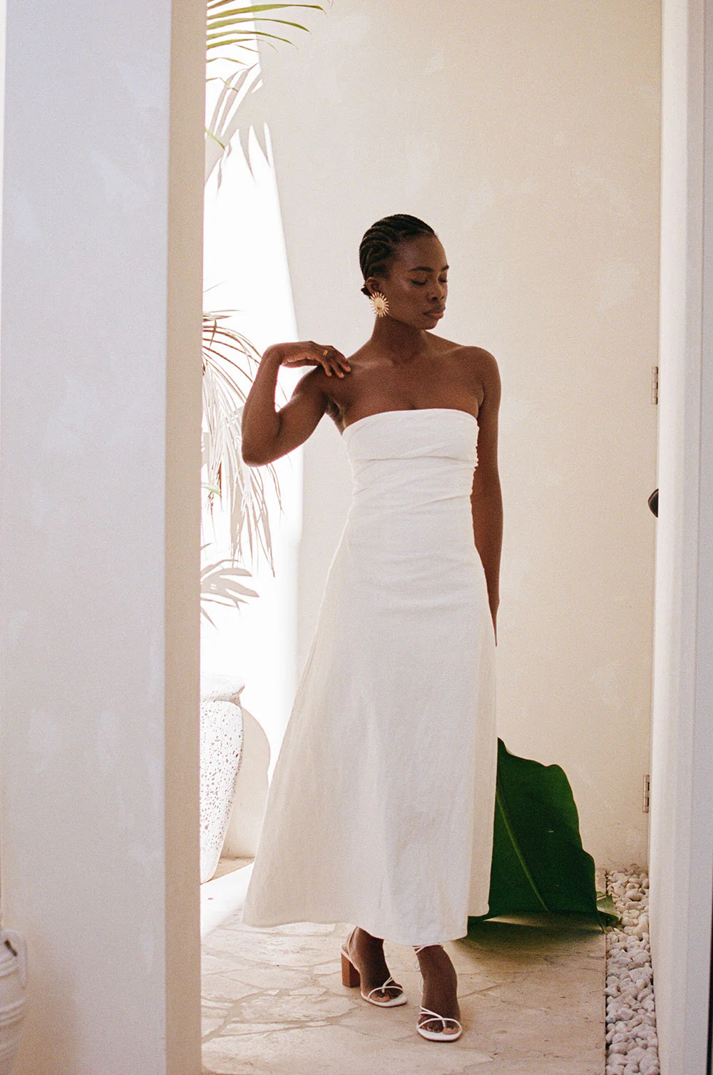 Estella Dress - White