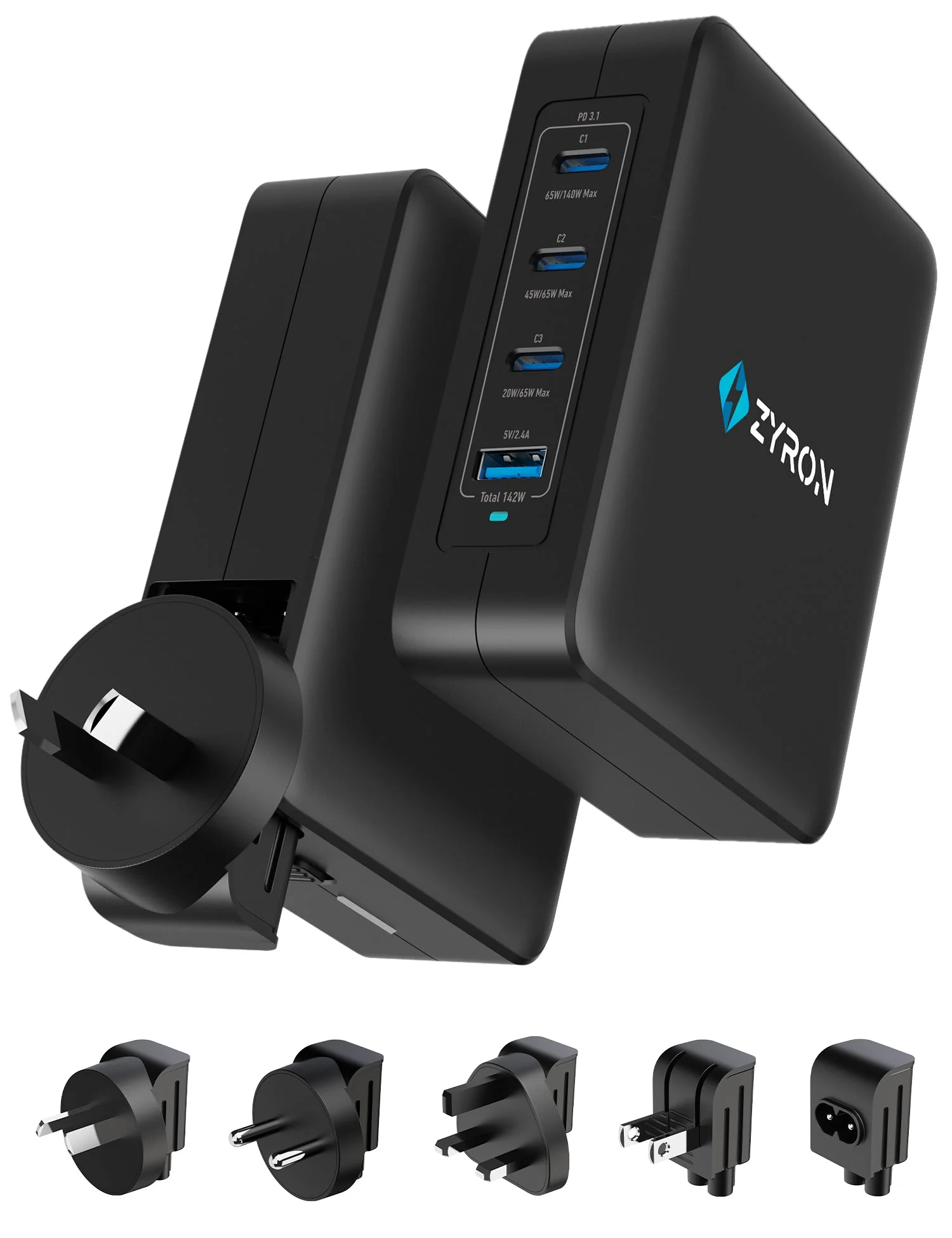 Powerpod 140W GaN Travel Charger | PD3.1 Fast Charging