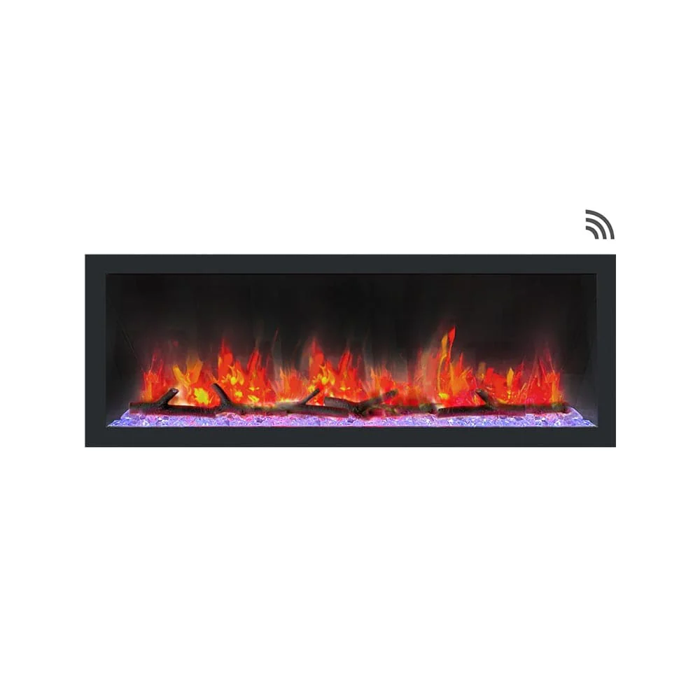 Dynasty 52-in Cascade Linear Electric Fireplace