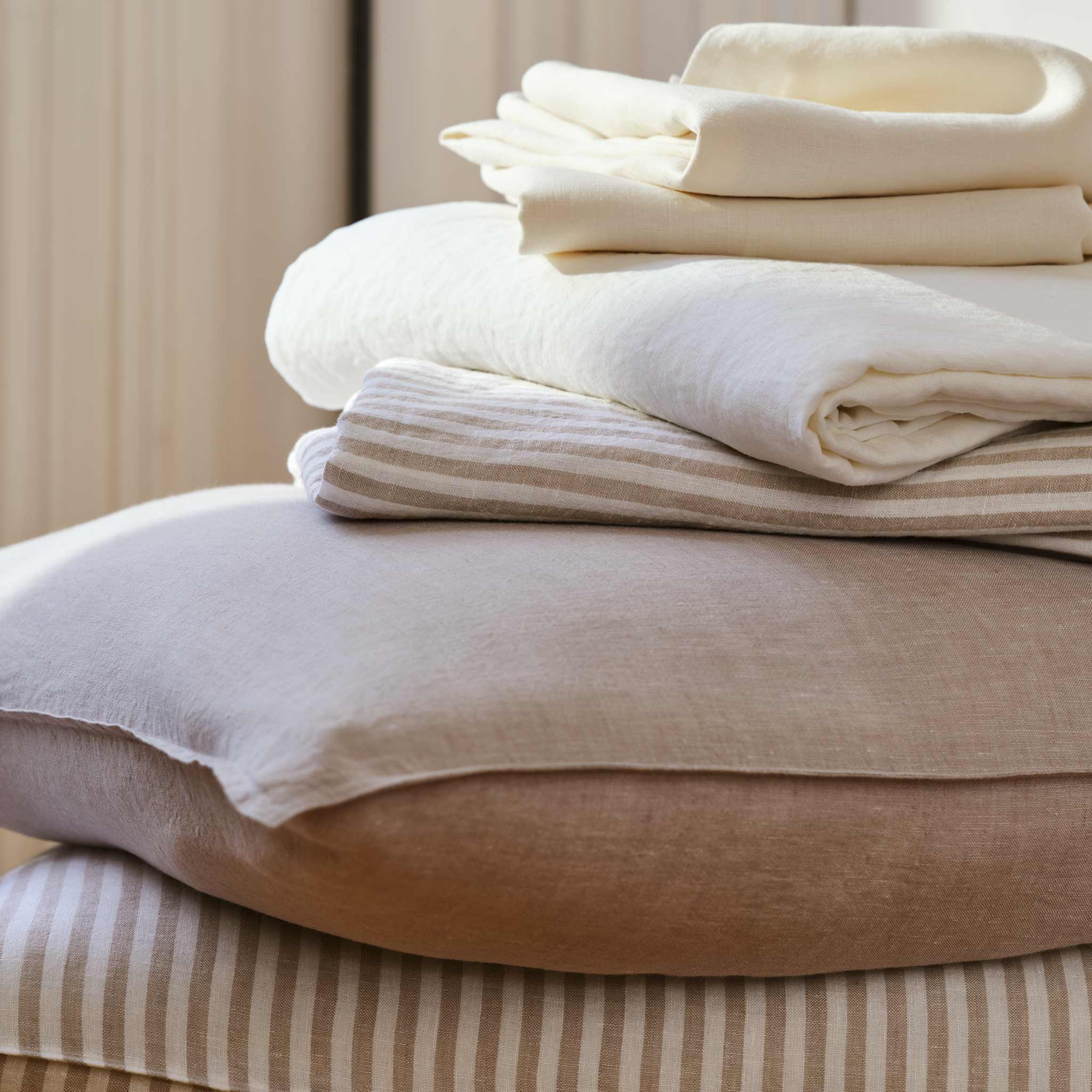 Washed European Linen Duvet Set