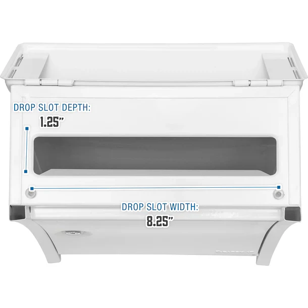 Barska CB14076 Wall-Mount Mail Dropbox with Flap