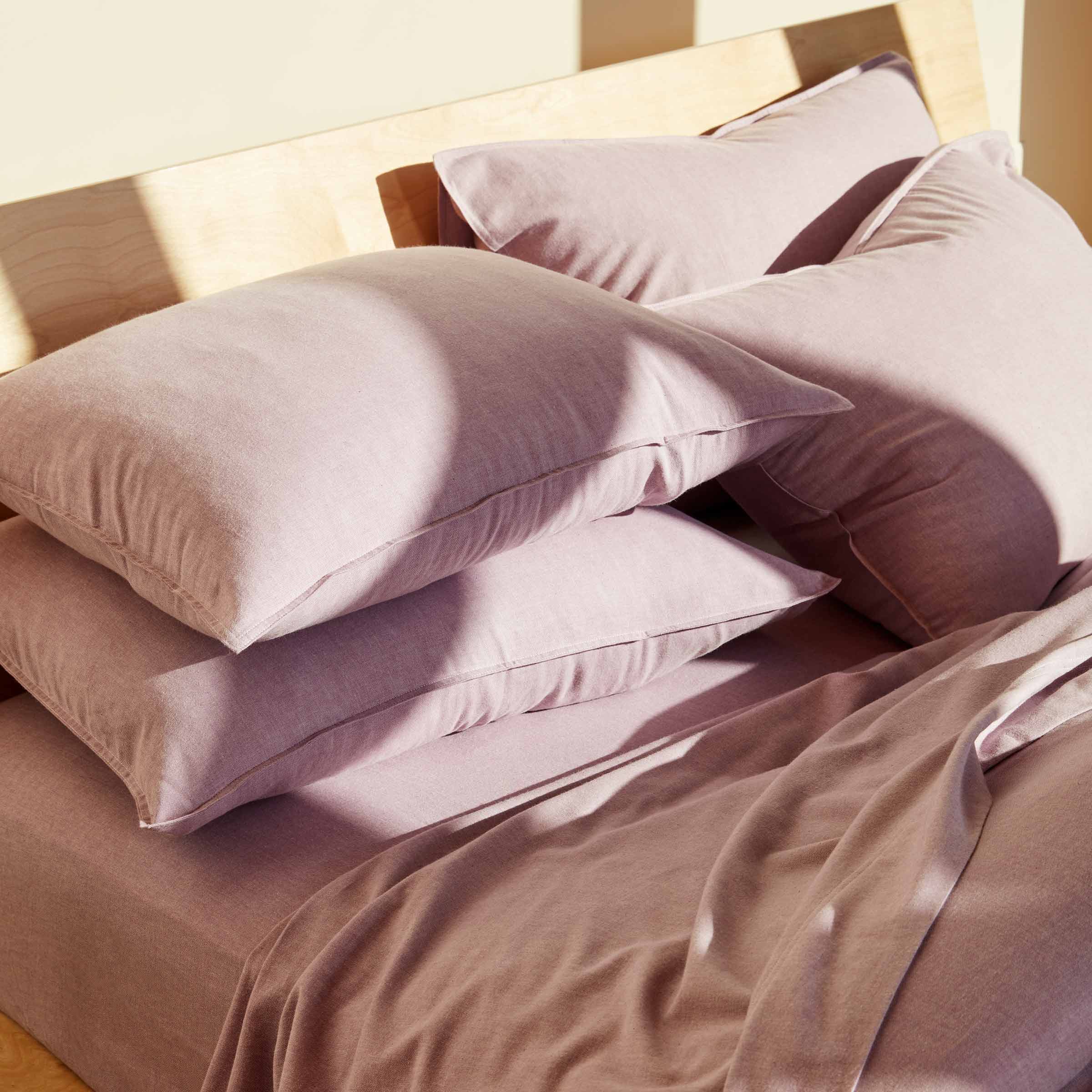 Heathered Cashmere Pillowcase Set