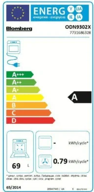 Blomberg Double Oven Graphite | RODN9202DX