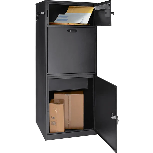 Barska CB13704 Dual Compartment Locking Mail and Parcel Box MPB-700