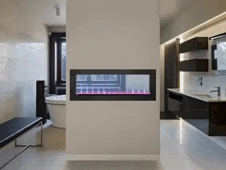 Napoleon 50-In CLEARion See-Thru Electric Fireplace