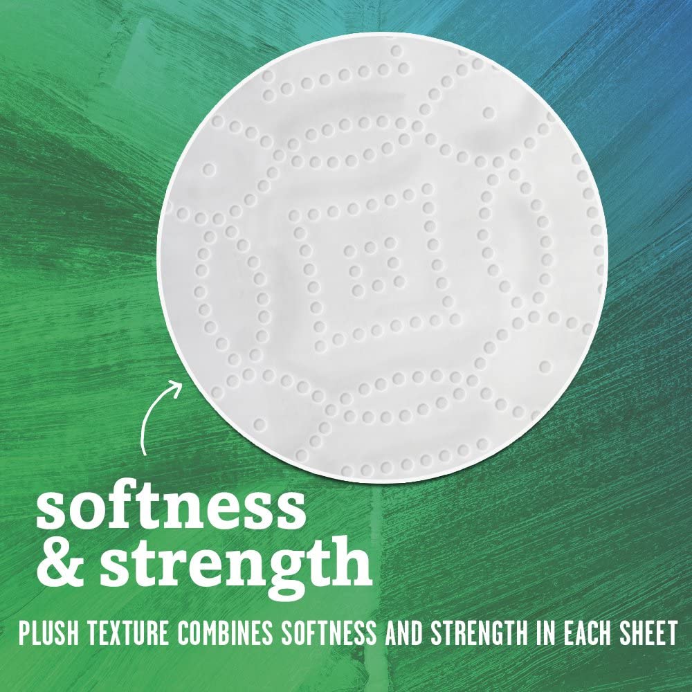 Paper Towels, 100% Recycled Paper, 2-ply, 8 Count, Pack of 4