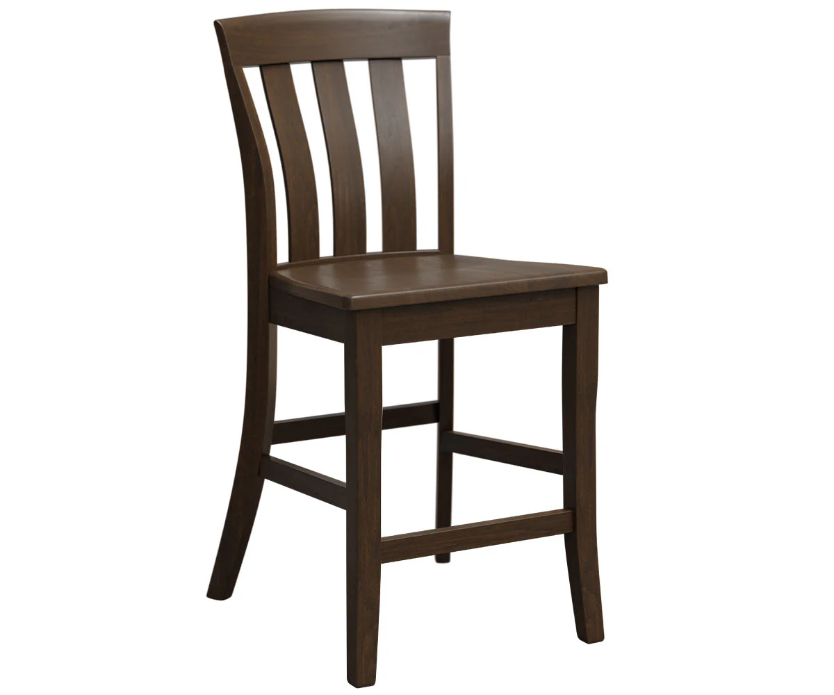 Amish Mason Stationary Bar Chair