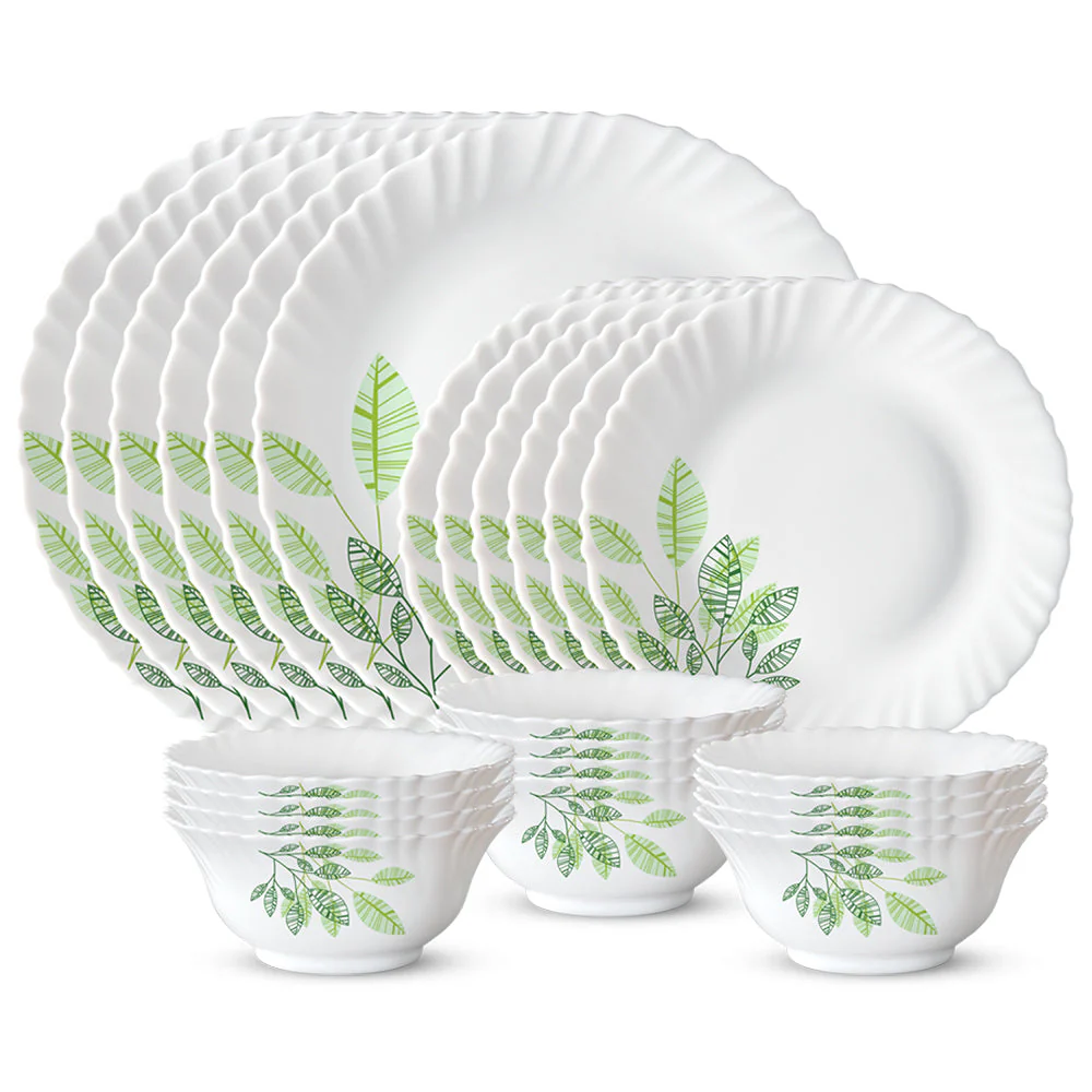 Larah by Borosil, Fauna Dinner Set, 13 pc