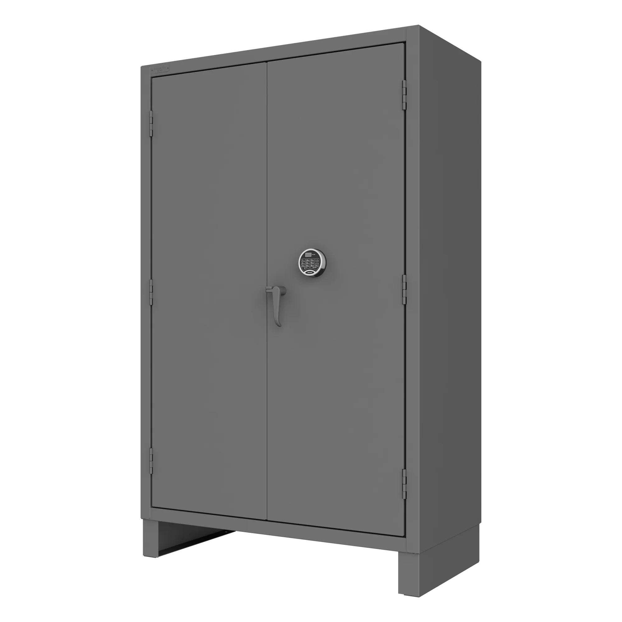 Durham 3703PL-4S-95 14-Gauge Security Access Control Cabinet with 4 Shelves