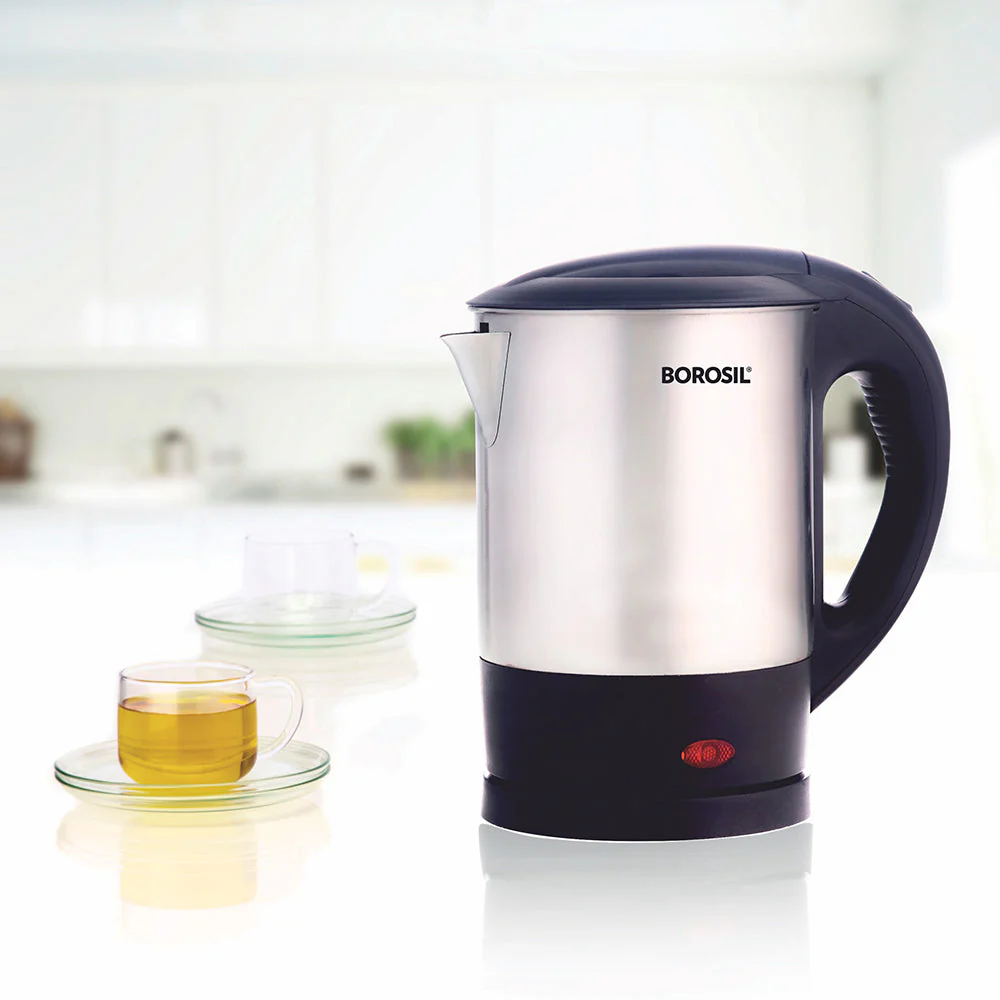Borosil Eva SS Electric Kettle, 1L-CP