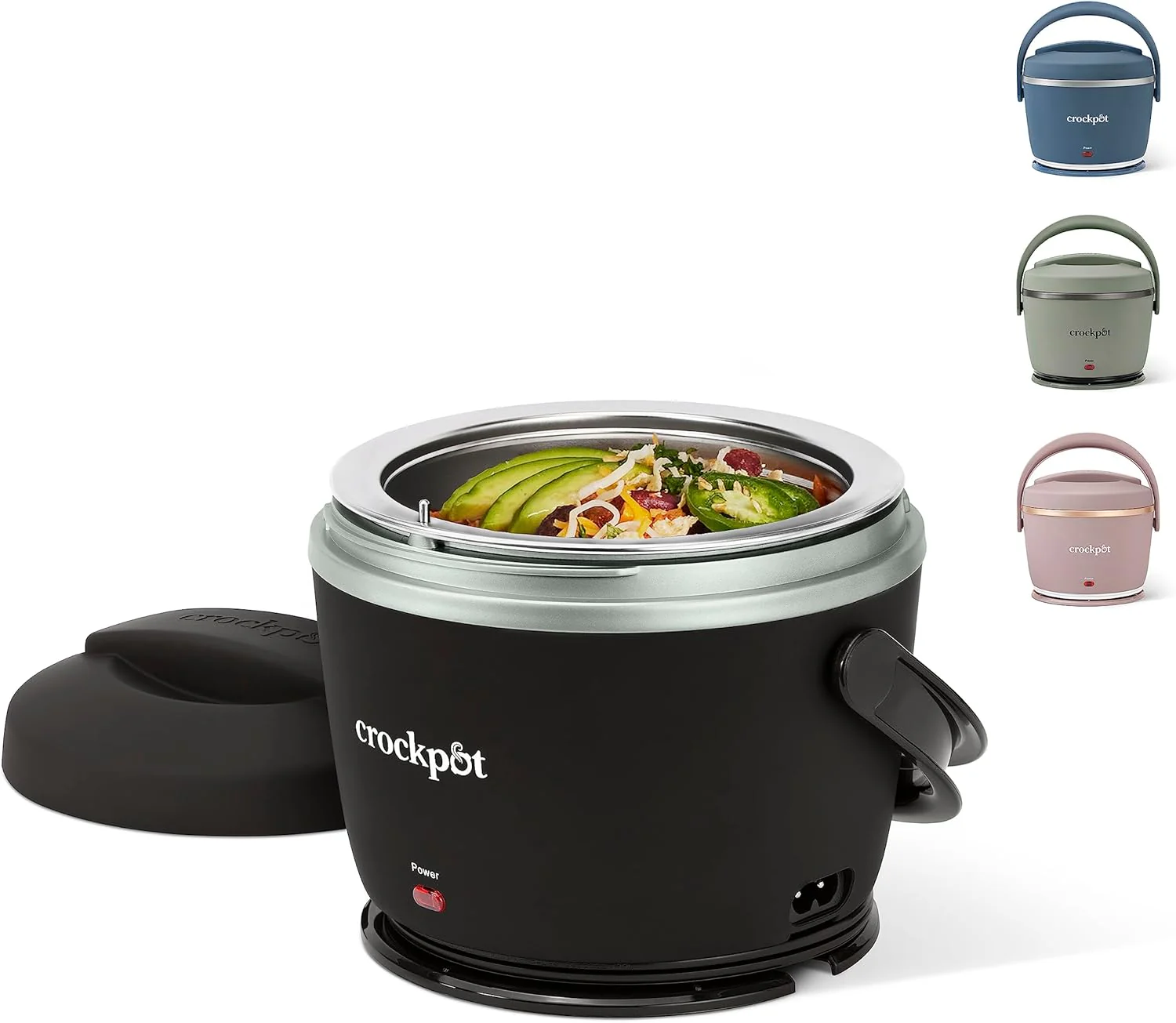 Electric Lunch Box, 20oz Food Warmer, Spill-Free, Dishwasher-Safe, Warm & Travel-Ready
