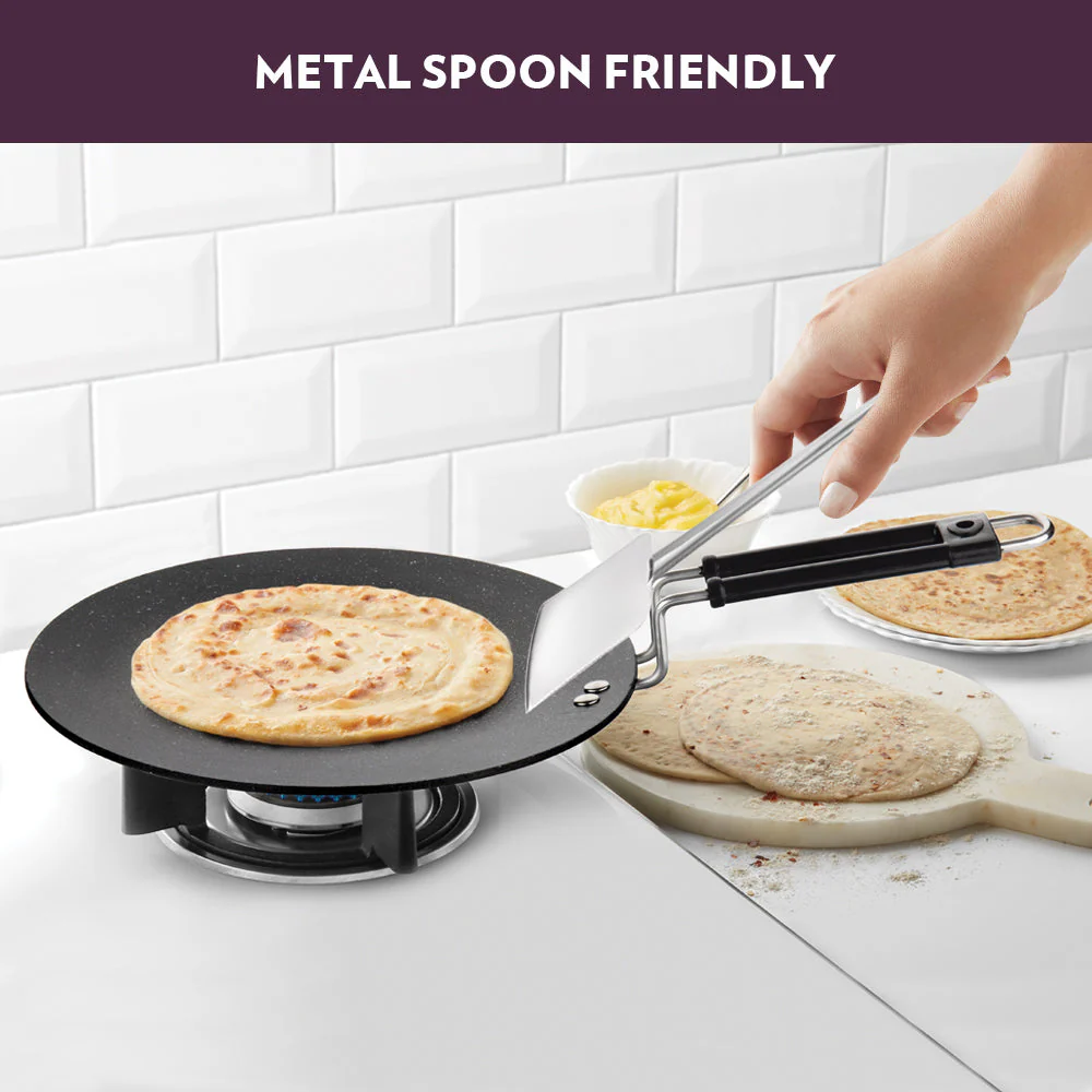 Borosil Granito Nonstick tawa, Concave, 25 cm