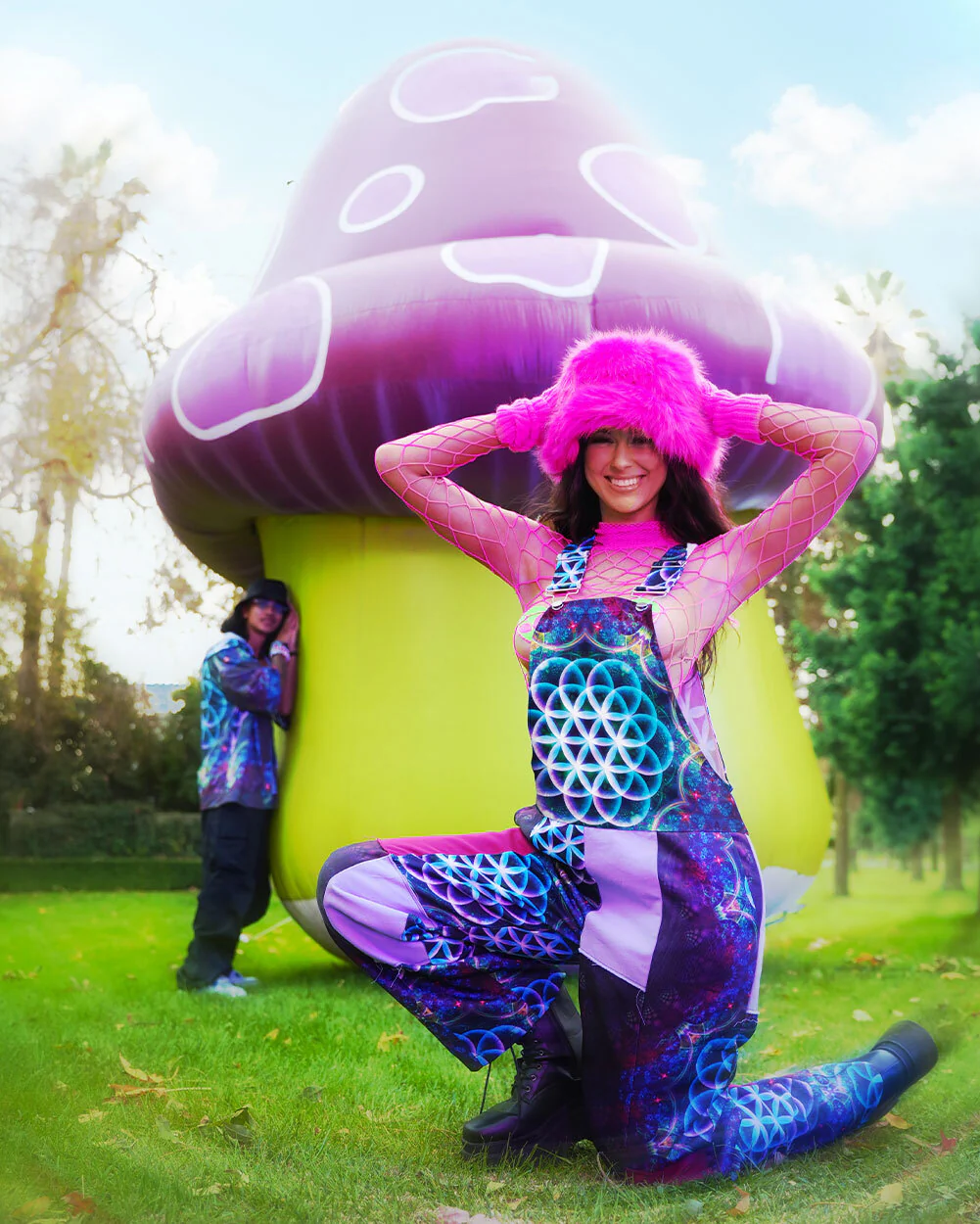 Third Eye Awakening Unisex Overalls