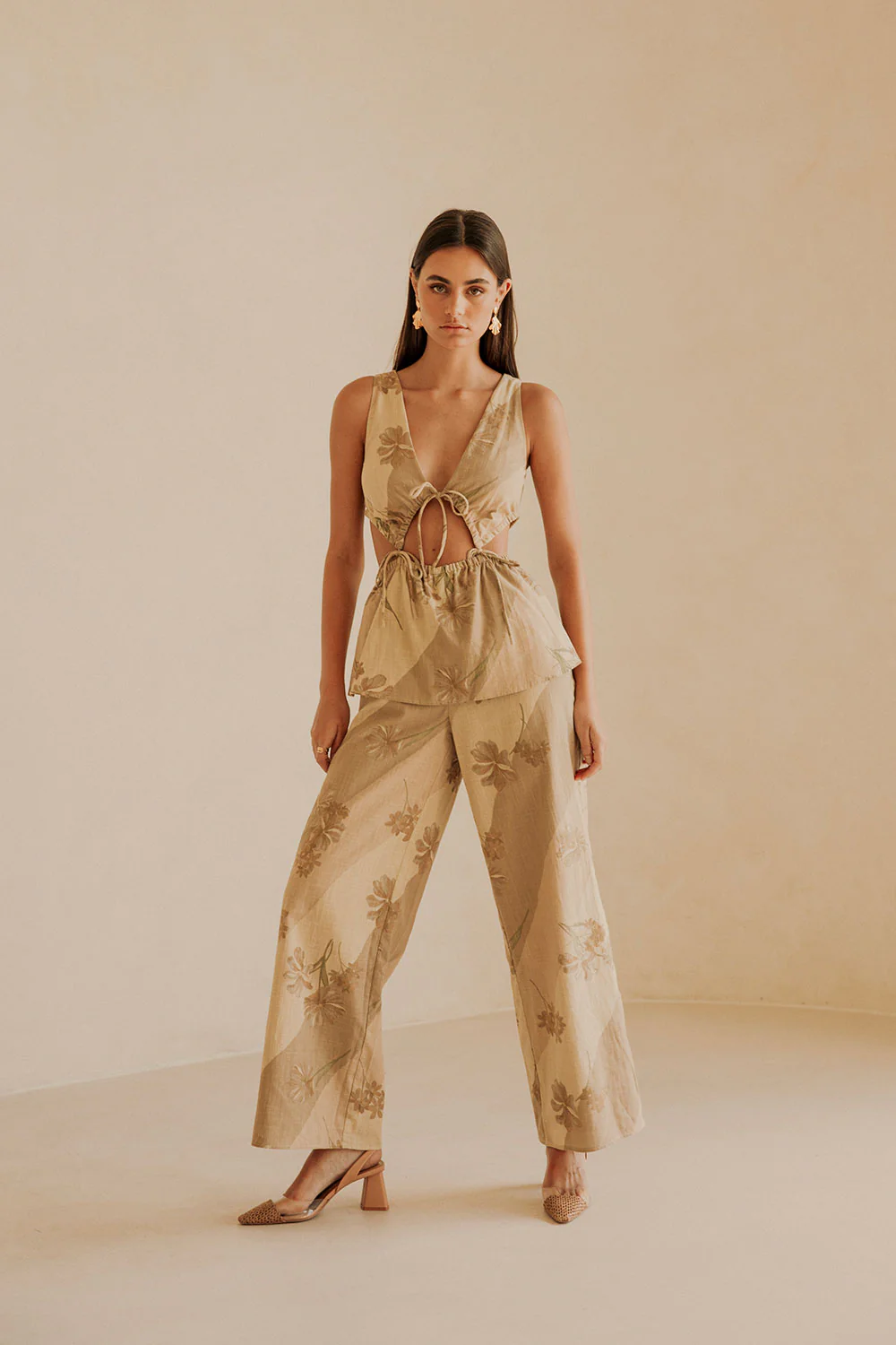 Esmae Jumpsuit - Tawny Bloom