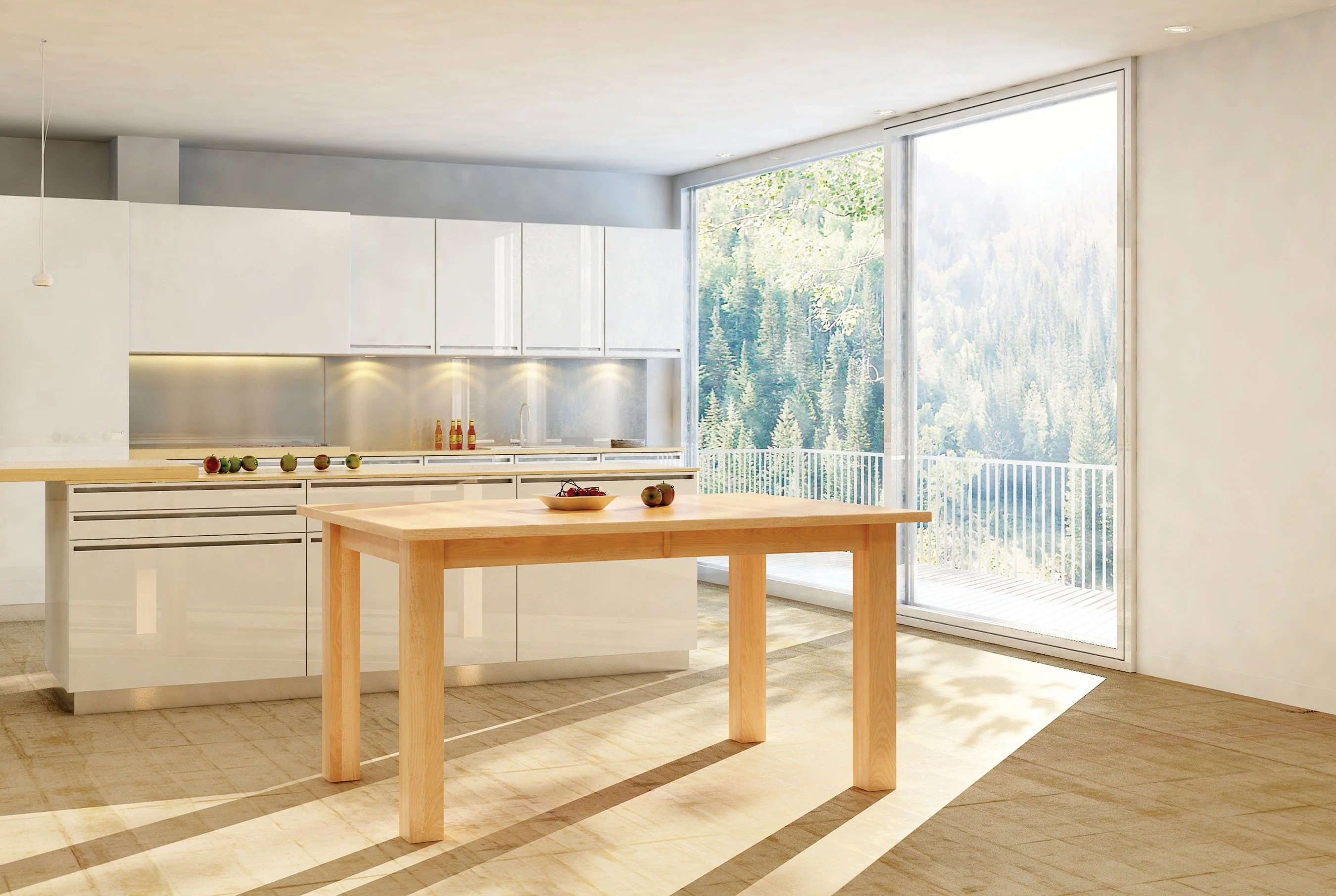 Amish Missions Leg Table