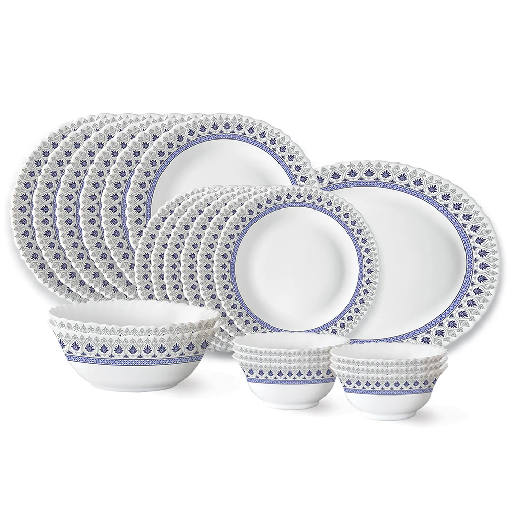 Larah by Borosil Ocean Dinner Set, 21 pc