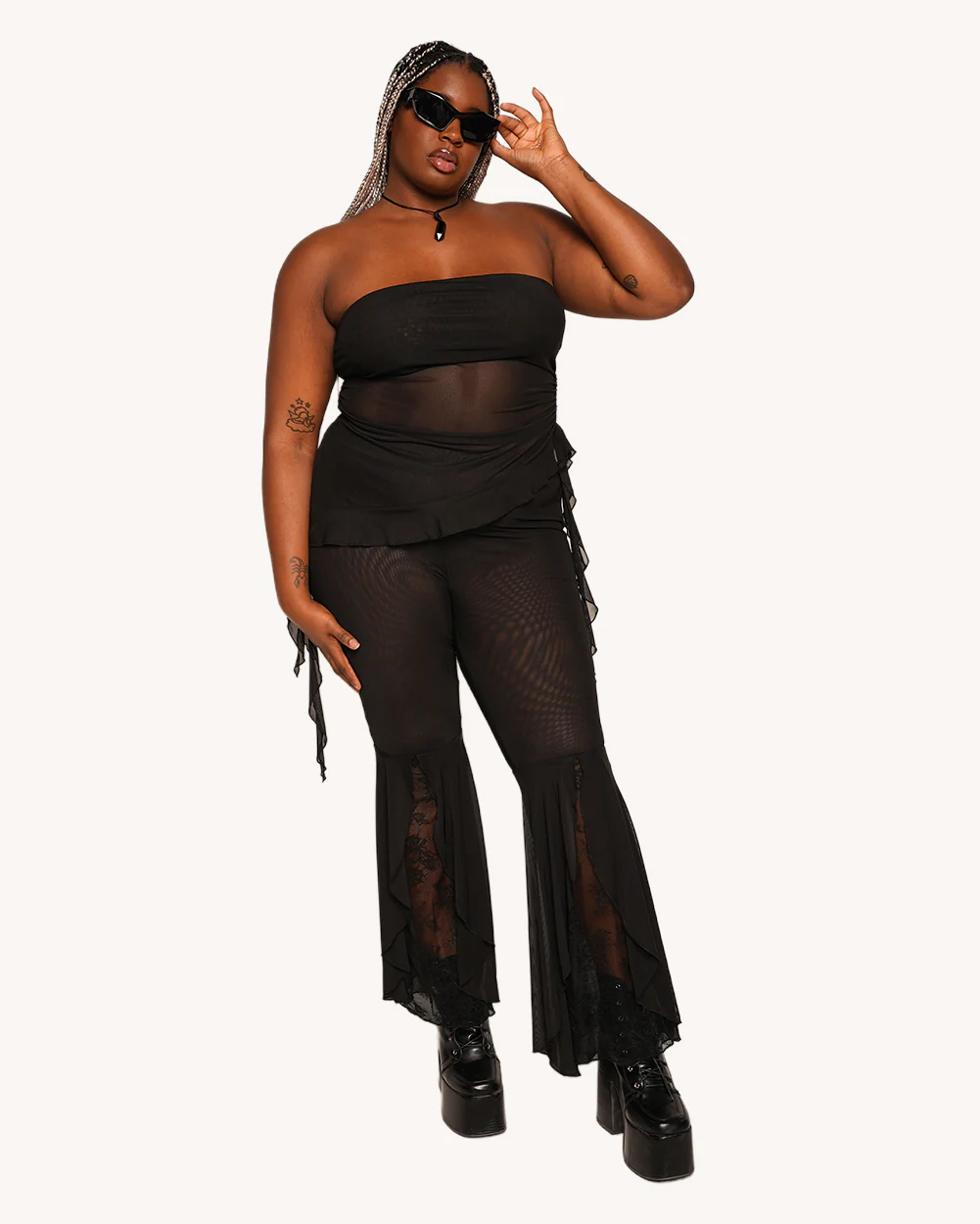 Y2K Princess Crop Top