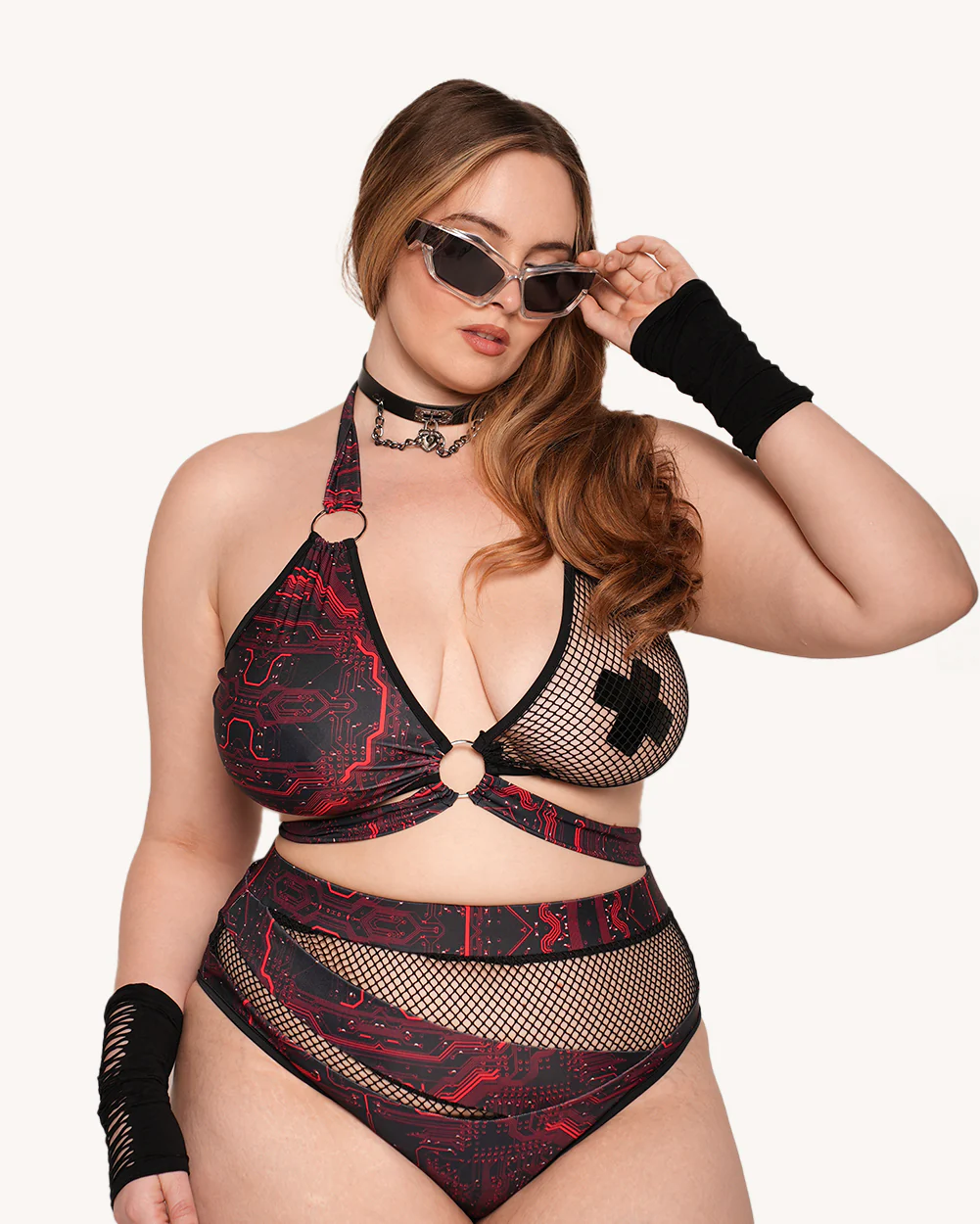 Infinite Matrix O-Ring Bra Top