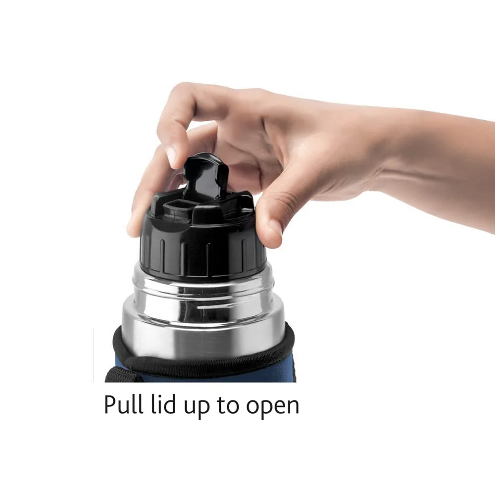 Borosil Thermo Flask, Blue, 500ml