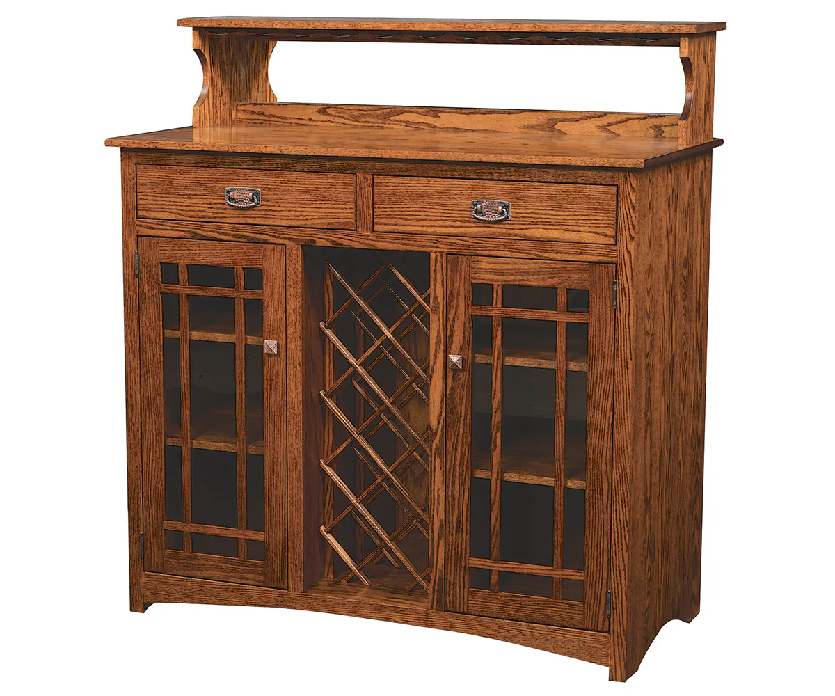 Amish Mission Wine Cabinet