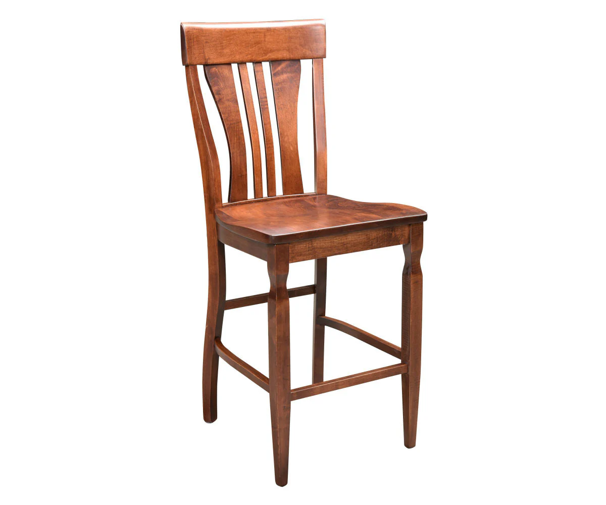 Amish Fiona Stationary Bar Chair