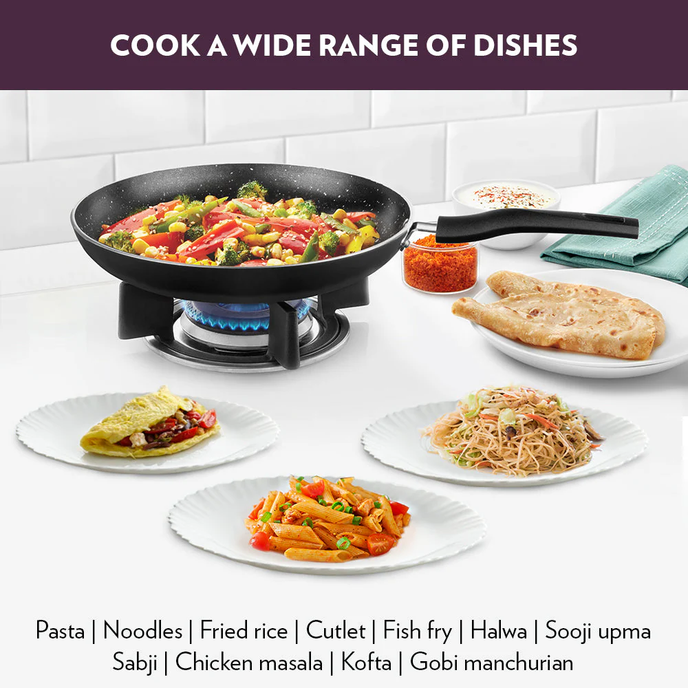 Borosil Granito Nonstick Frying Pan, 24 cm