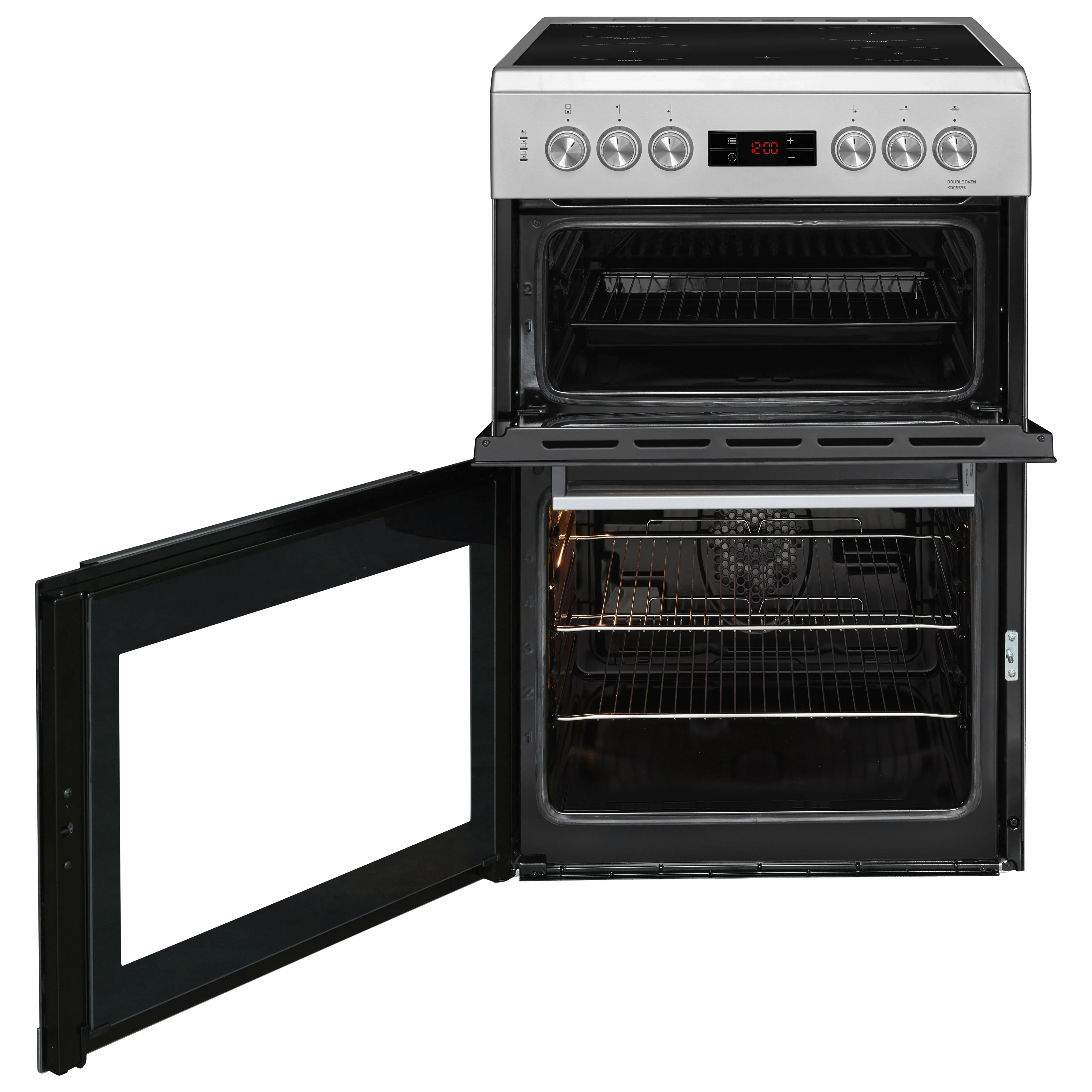 Beko 60cm Double Oven Electric Cooker | KDC653S