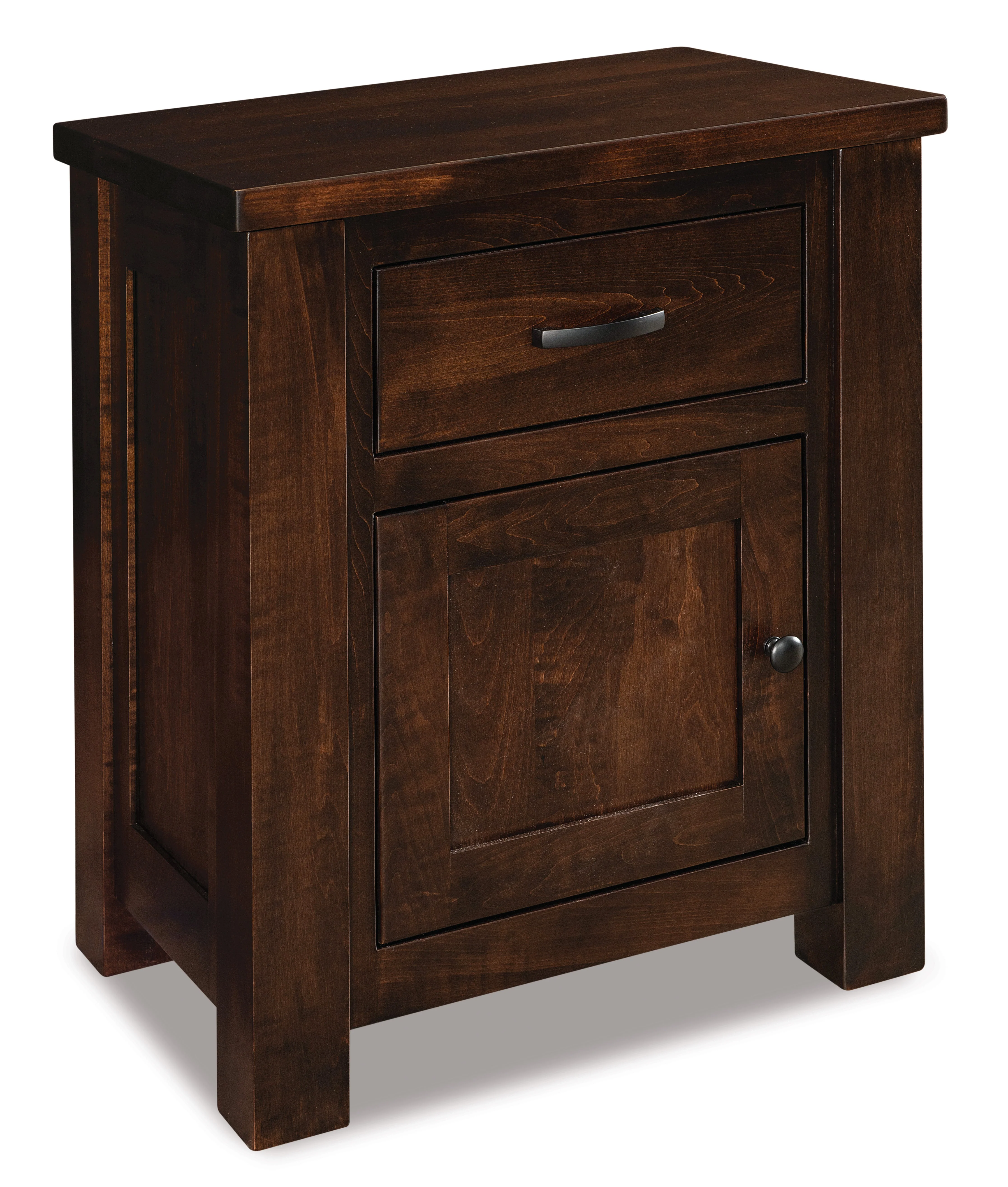 Amish Cottage One Drawer One Door Nightstand