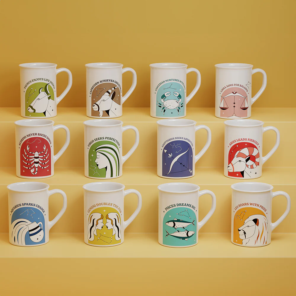 Larah by Borosil Sagittarius Mug, 350ml