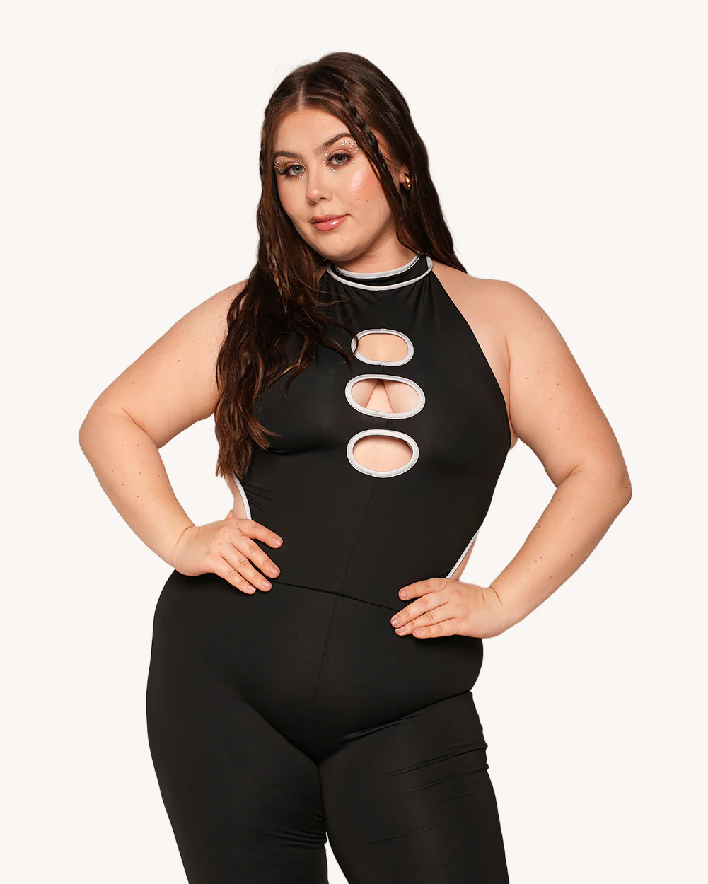 Night Vision Reflective Cutout Jumpsuit