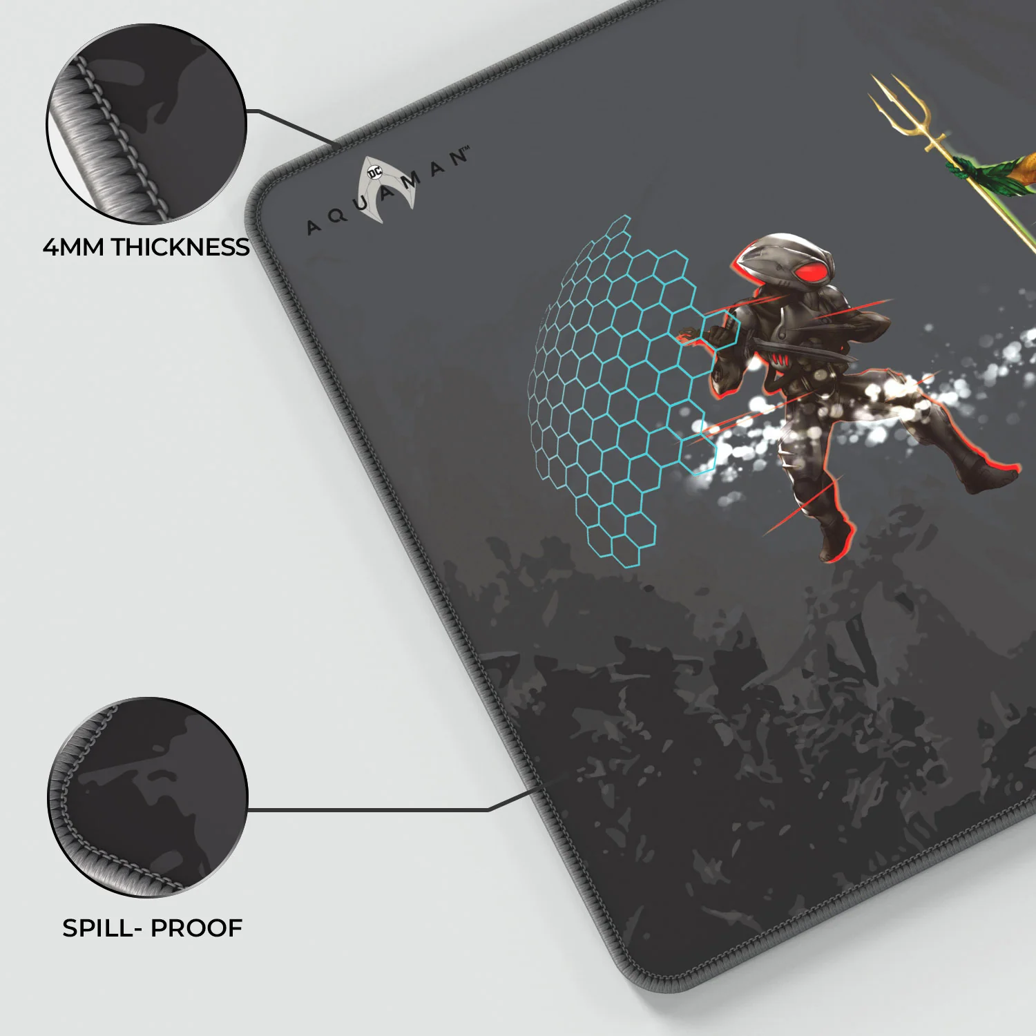 Aquaman Vs. Black Manta Gaming Mouse Pad