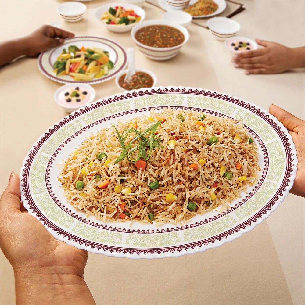 Larah by Borosil Elega Dinner Set, 12 pc