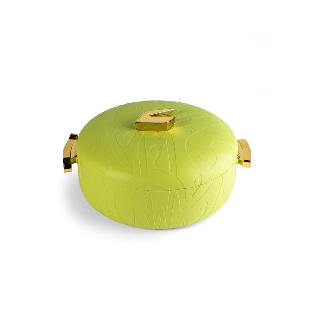 3 Piece Insulated Food Warmer Set with Lids Green