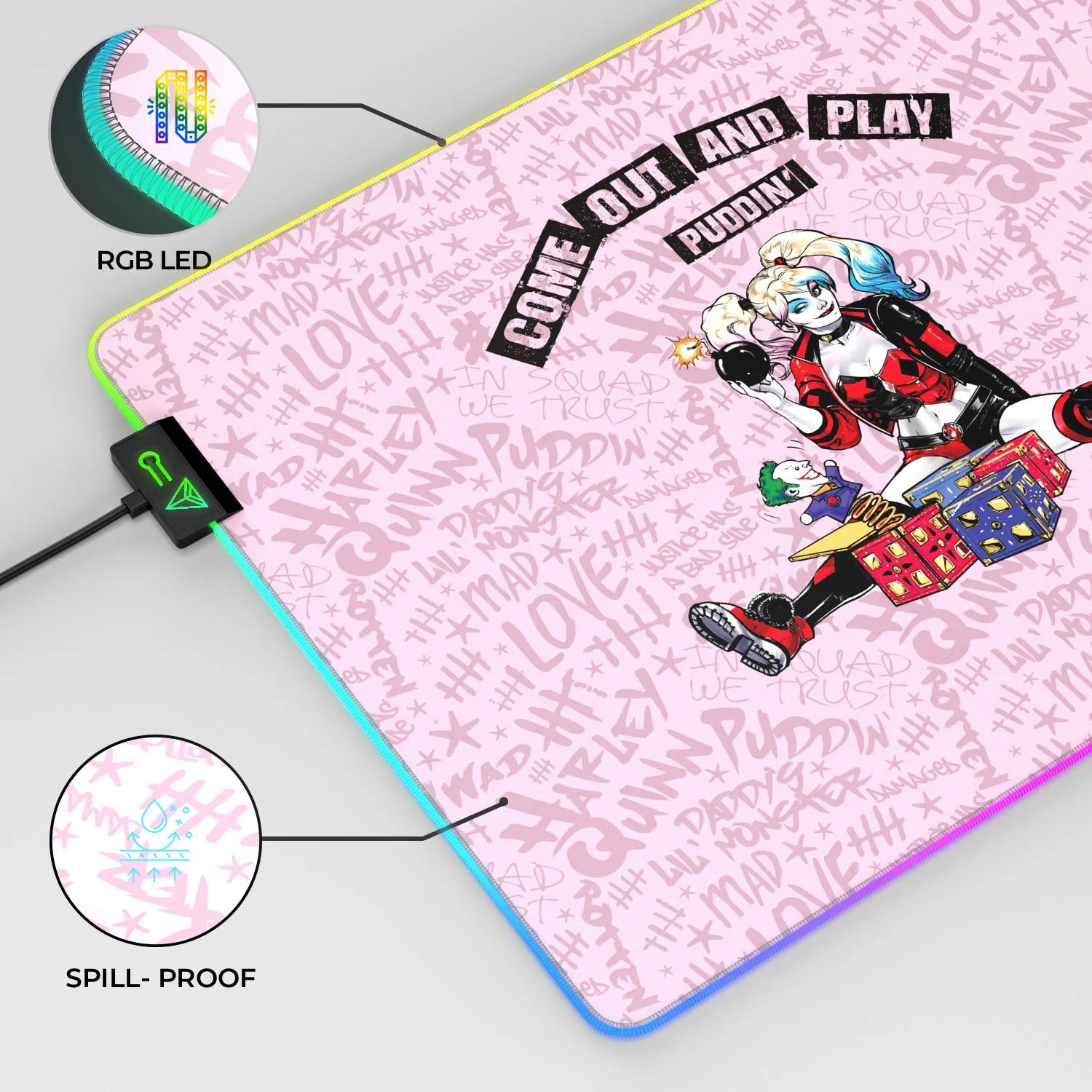 Harley Quinn Gaming Mouse Pad