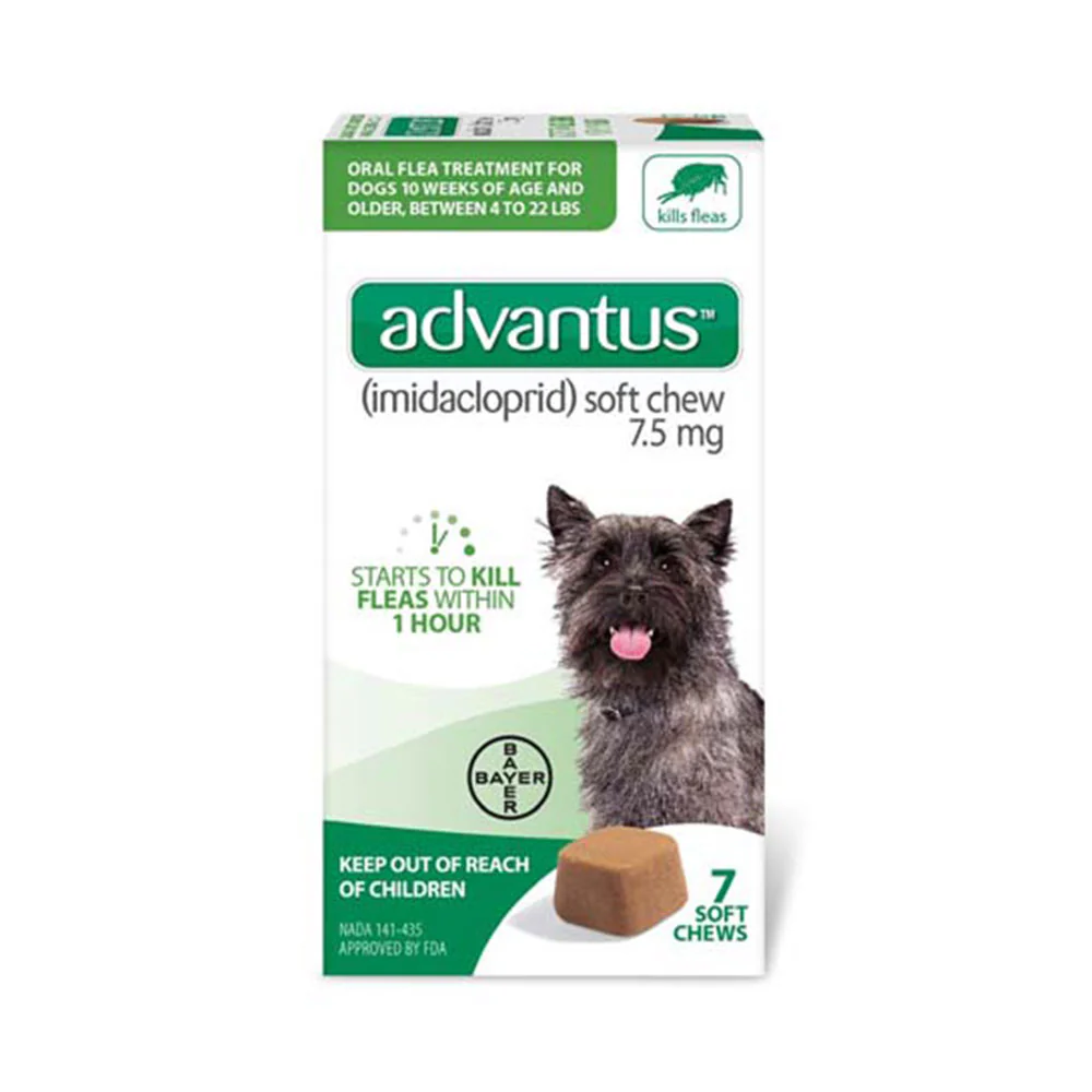 Advantus® Soft Chews 7.5 mg for Small to Medium Dog 7 Count