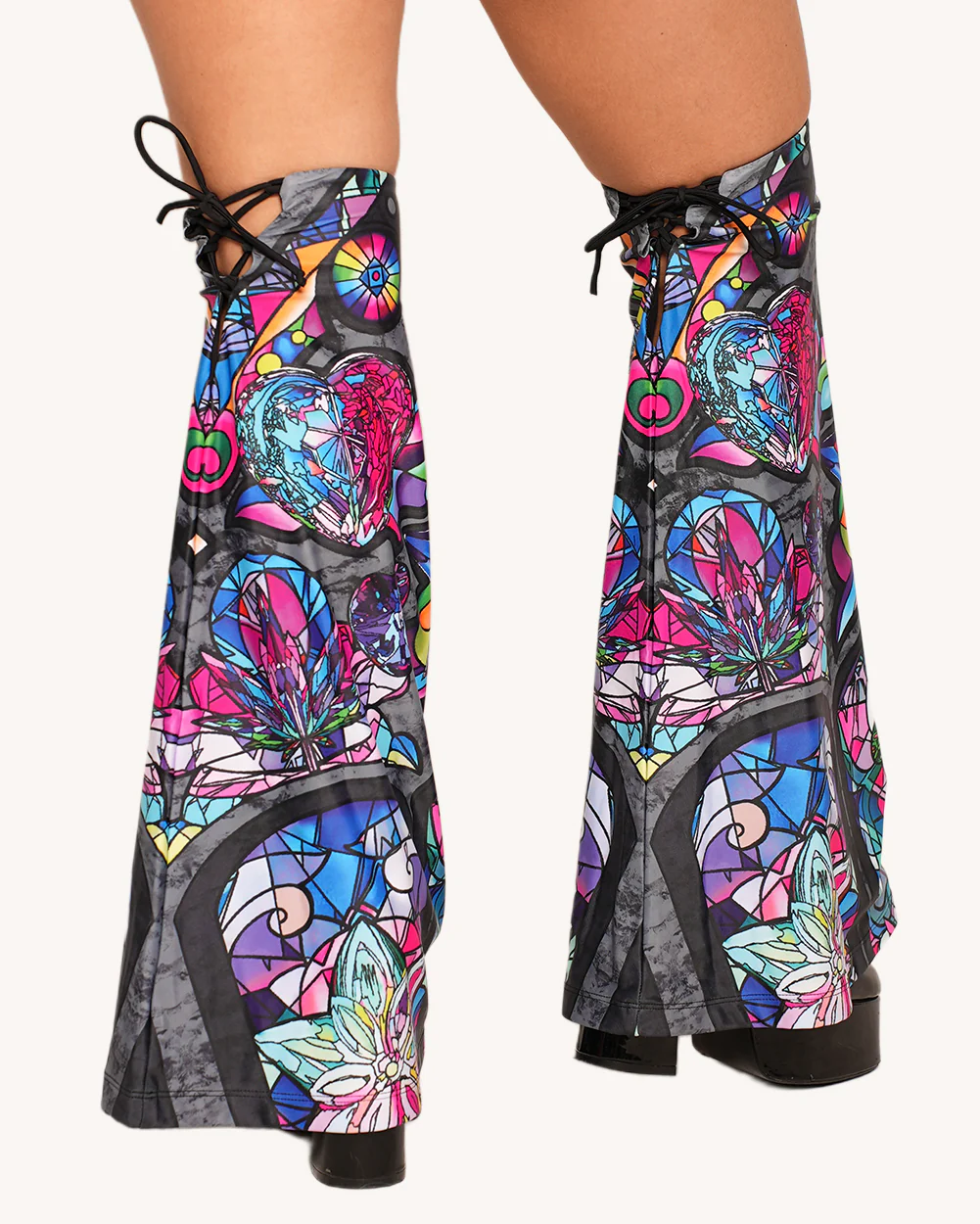 Ellie Paisley x iHR Neon Catherdral Dress Set