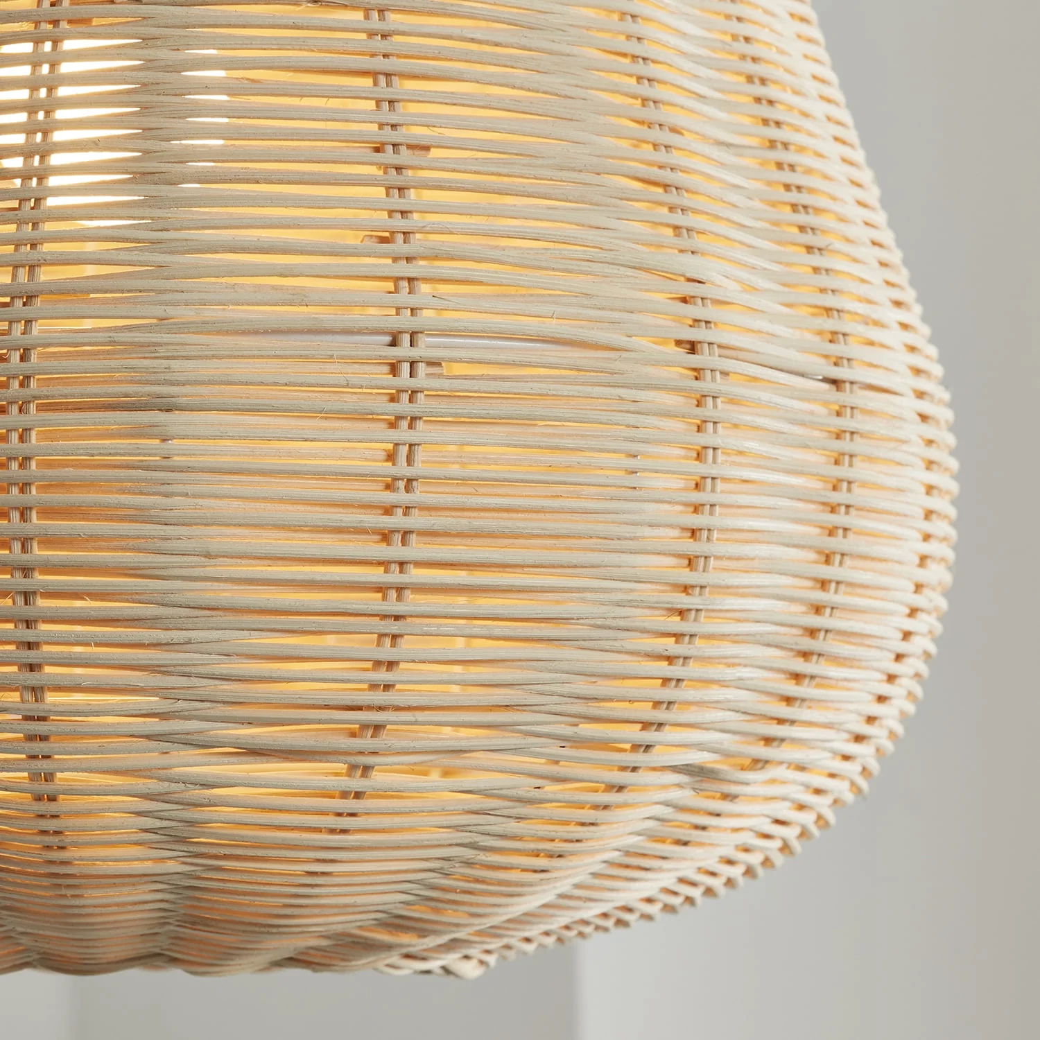 Nature Woven Pendant Light, Includes 1 Pcs LED Light Bulb