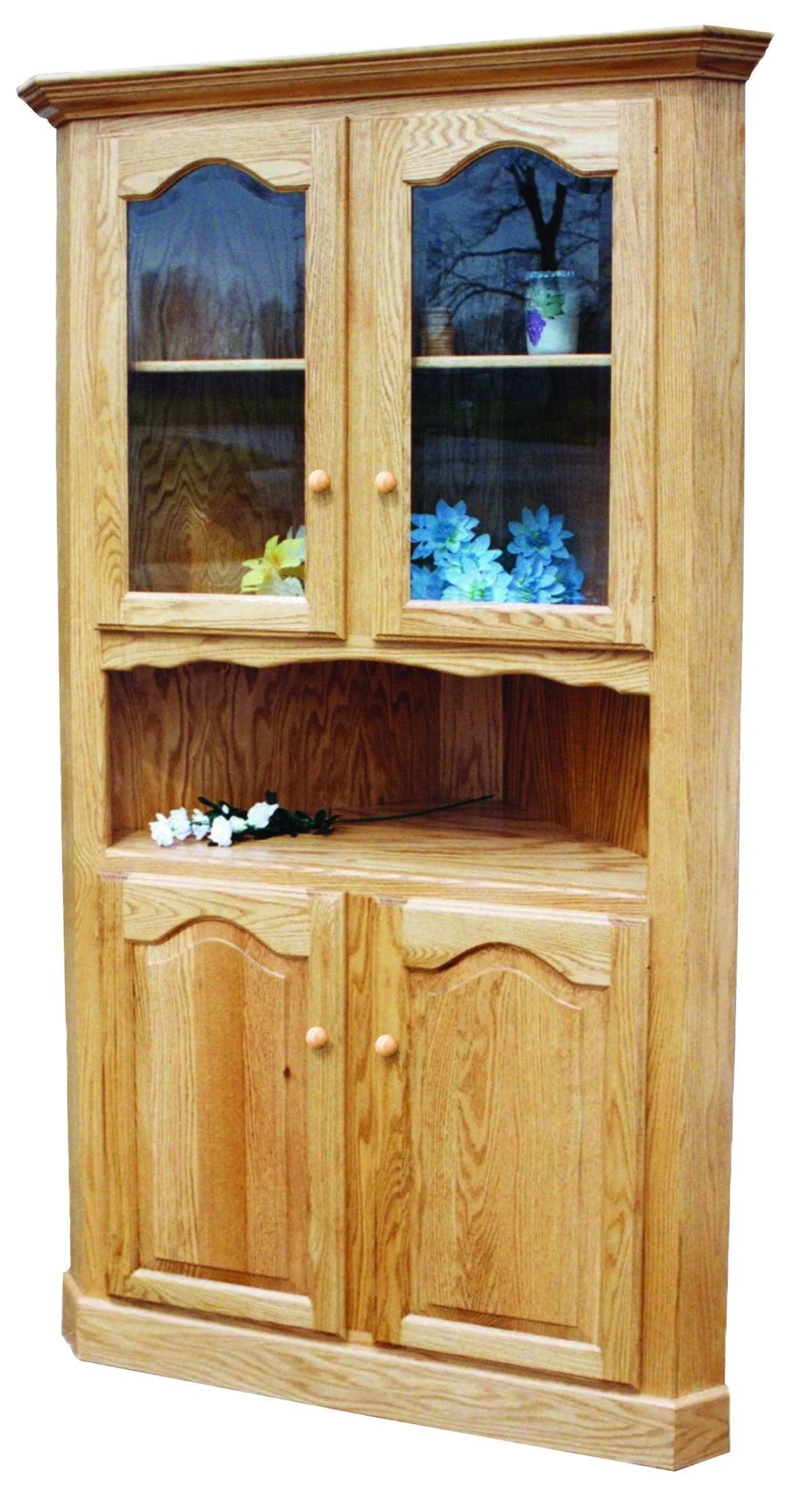 Amish Lagrange Corner Cabinet